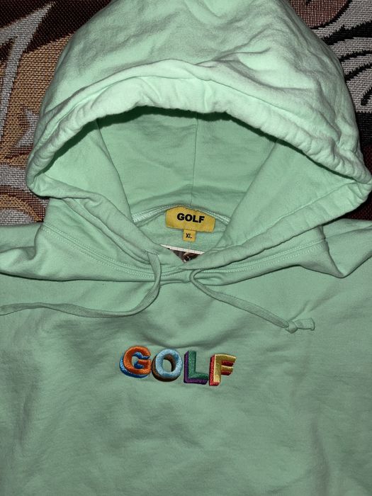 Golf Wang Golf Wang Embroidered Teal Hoodie Grailed