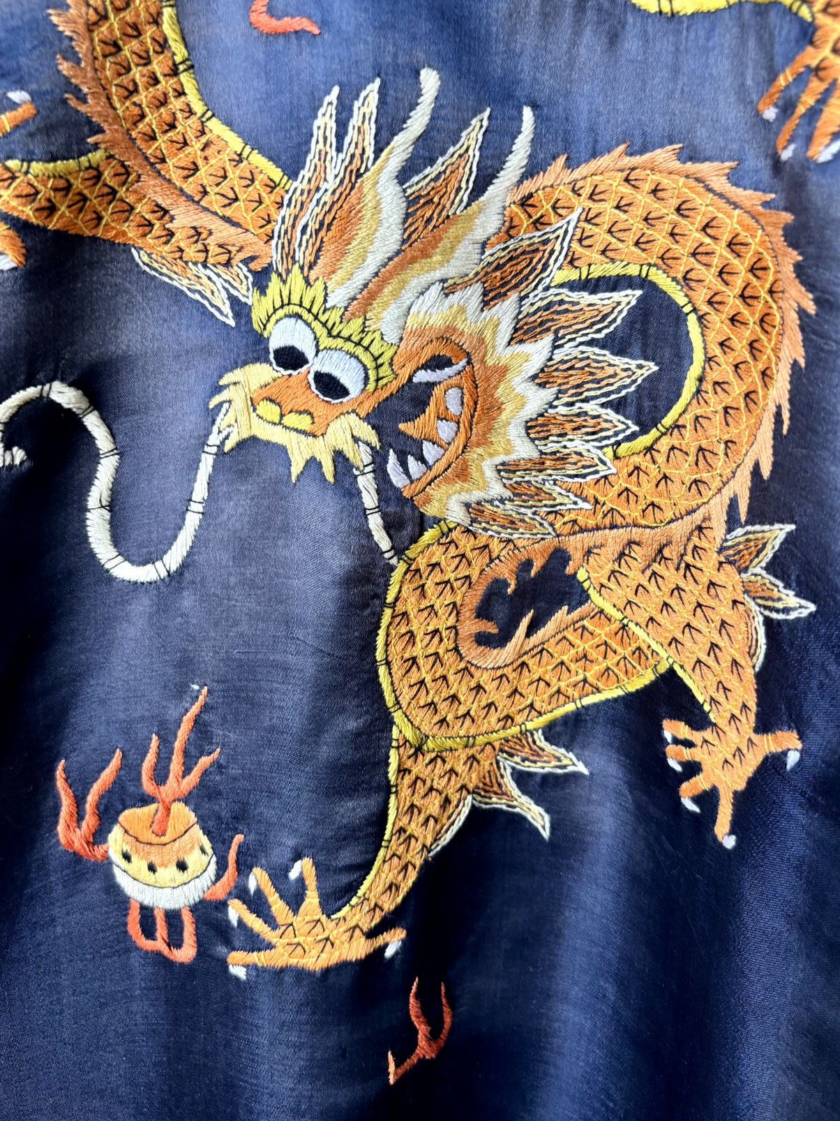 Other Silk chinese kimono dress hand embroidery vintage Size M / US 6-8 / IT 42-44 - 15 Thumbnail