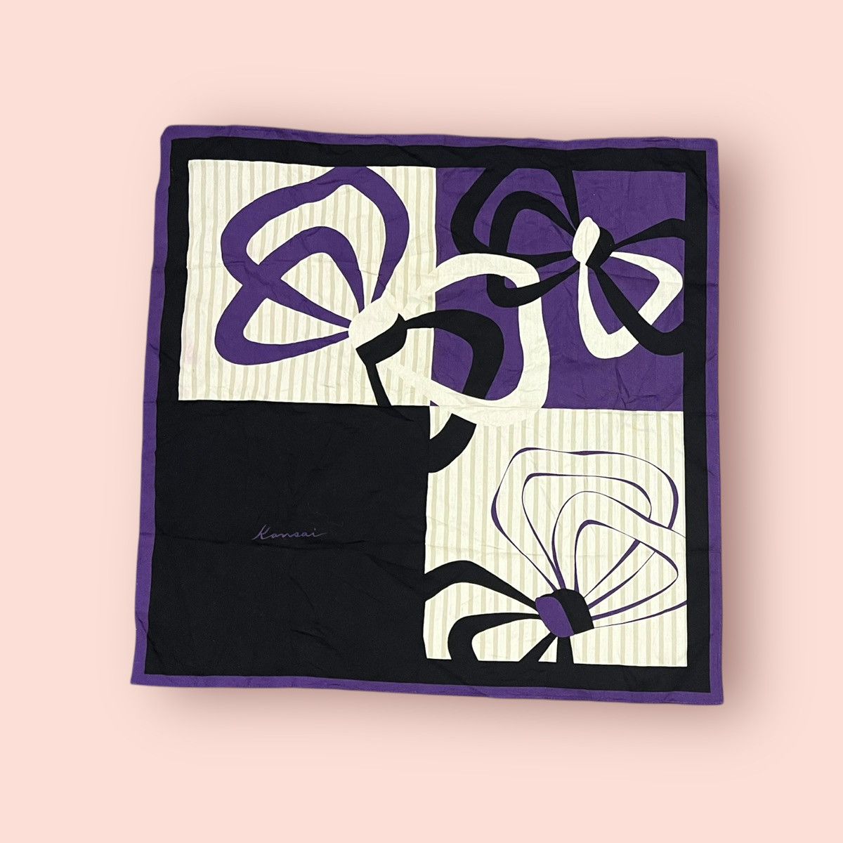 Designer × Japanese Brand × Kansai Yamamoto RARE DESIGN KANSAI HANDKERCHIEF BY KANSAI YAMAMOTO JAPAN Size ONE SIZE - 1 Thumbnail
