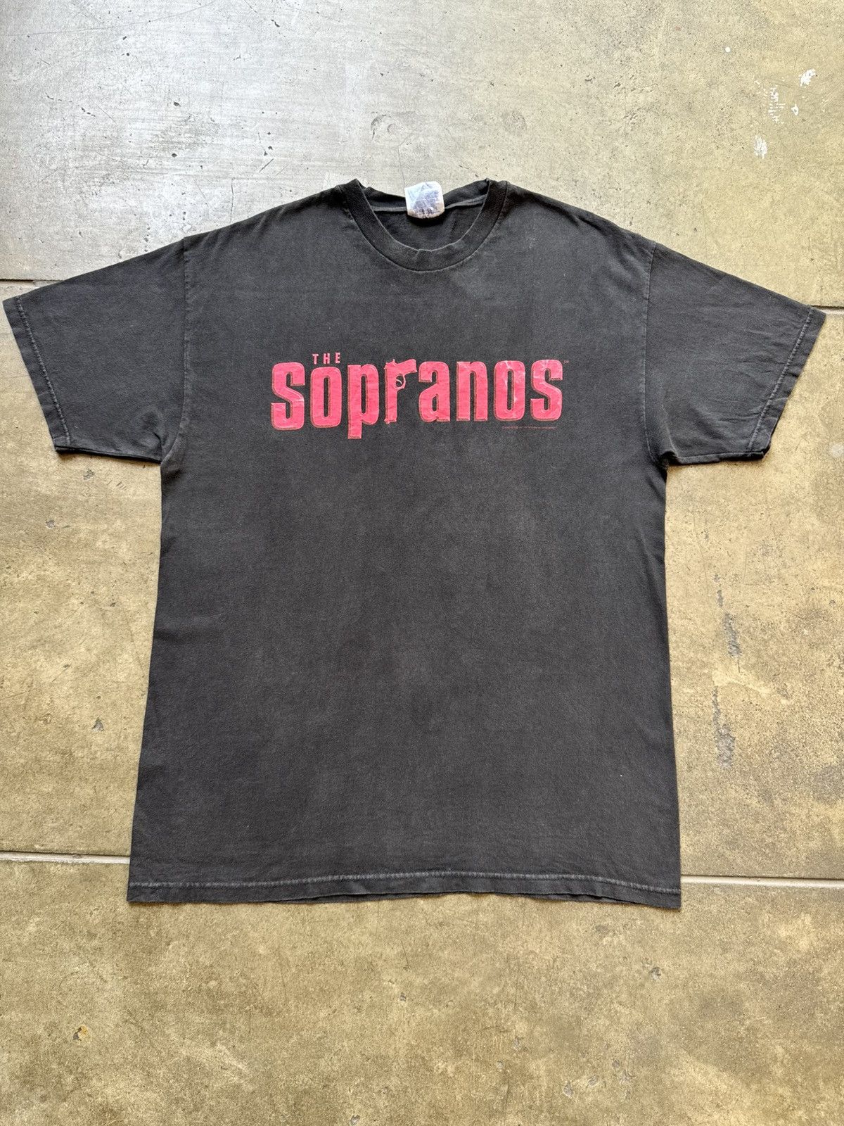 Vintage VTG 2001 The Sopranos TV Series Tee Shirt Movie Goodfellas Size US L / EU 52-54 / 3 - 2 Thumbnail