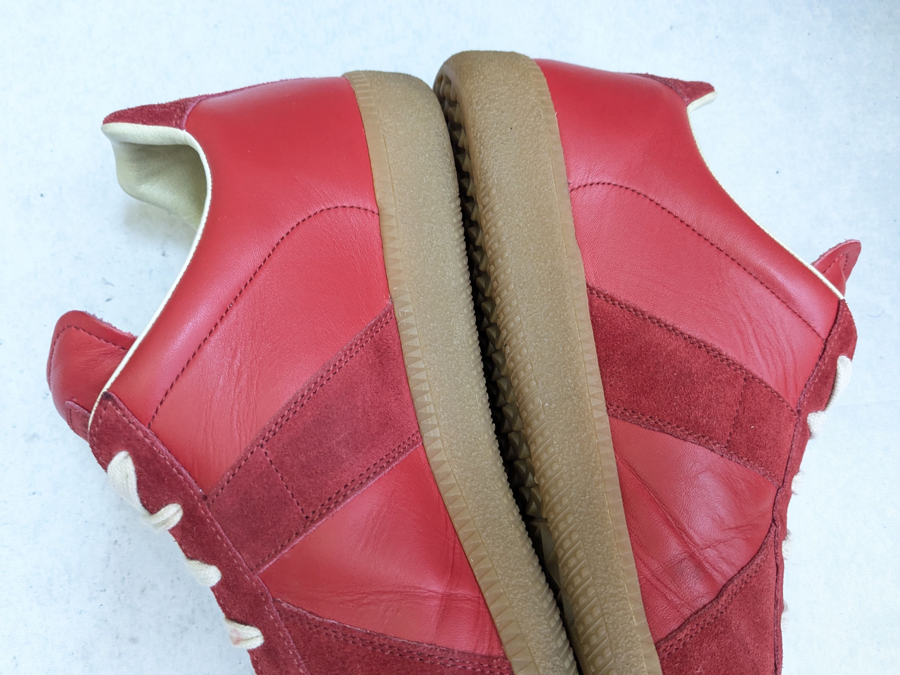 Maison Margiela Maison Margiela Replica GAT Red 12 45 Low Tops Gum Size US 12 / EU 45 - 16 Thumbnail