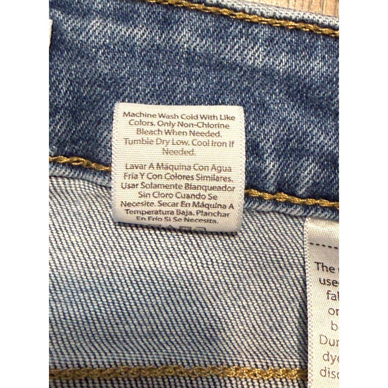 Vintage VINTAGE: No (omit) Time & Tru Jeans Women's 18 Blue Straight Leg Outdoors Denim Mid Rise Size 40" / US 18 - 6 Thumbnail