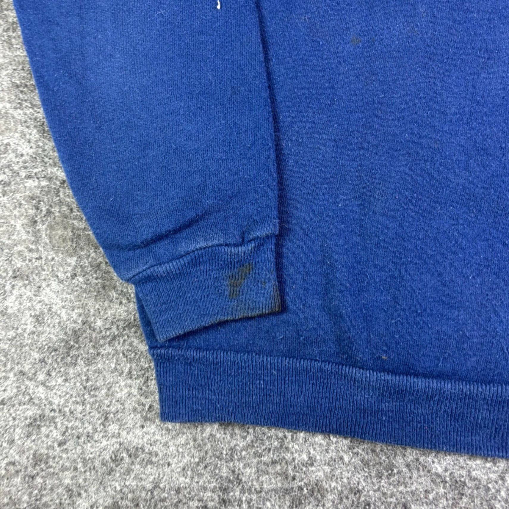 Vintage VINTAGE Big Murph Sweatshirt Mens M Blue Long Sleeve Mock Neck Pullover Self-Brand 1990s Sportswear Casual Size US M / EU 48-50 / 2 - 7 Thumbnail