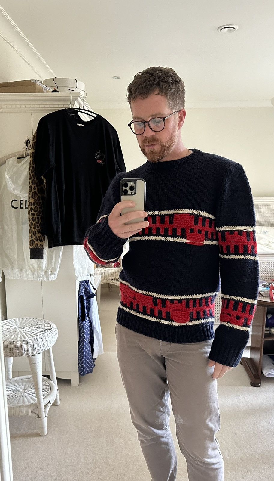 Calvin Klein 205W39NYC FW18 Calvin Klein 205w39nyc grail wool sweater RAF Simons Size US M / EU 48-50 / 2 - 3 Thumbnail