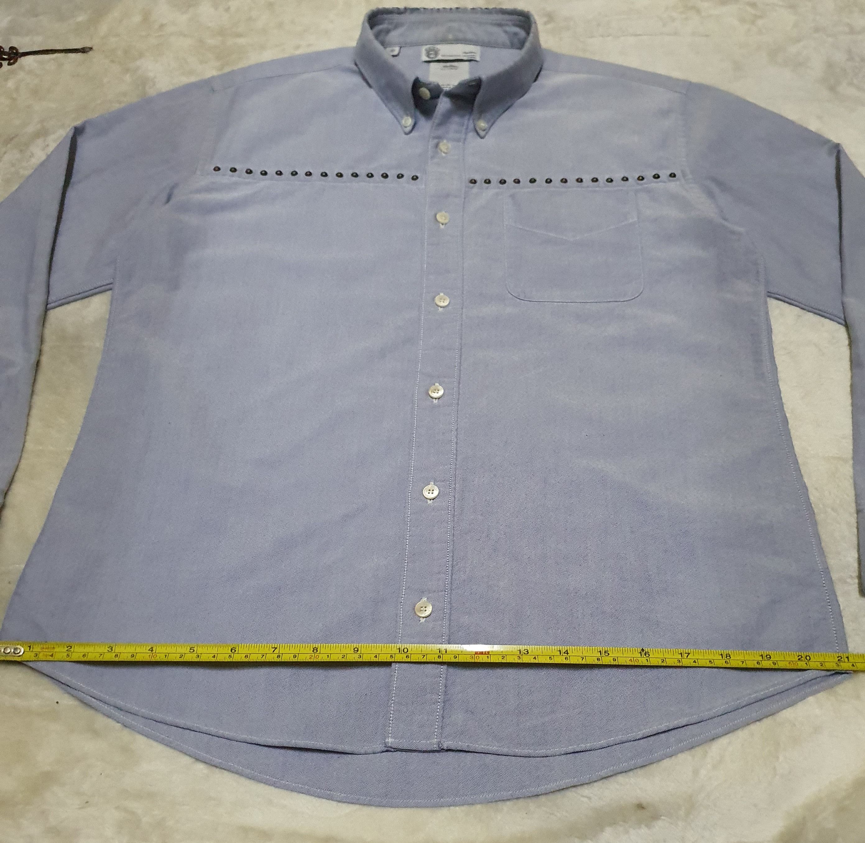 Visvim VISVIM Studded Front Western Oxford Shirt – Size M Size US M / EU 48-50 / 2 - 19 Thumbnail