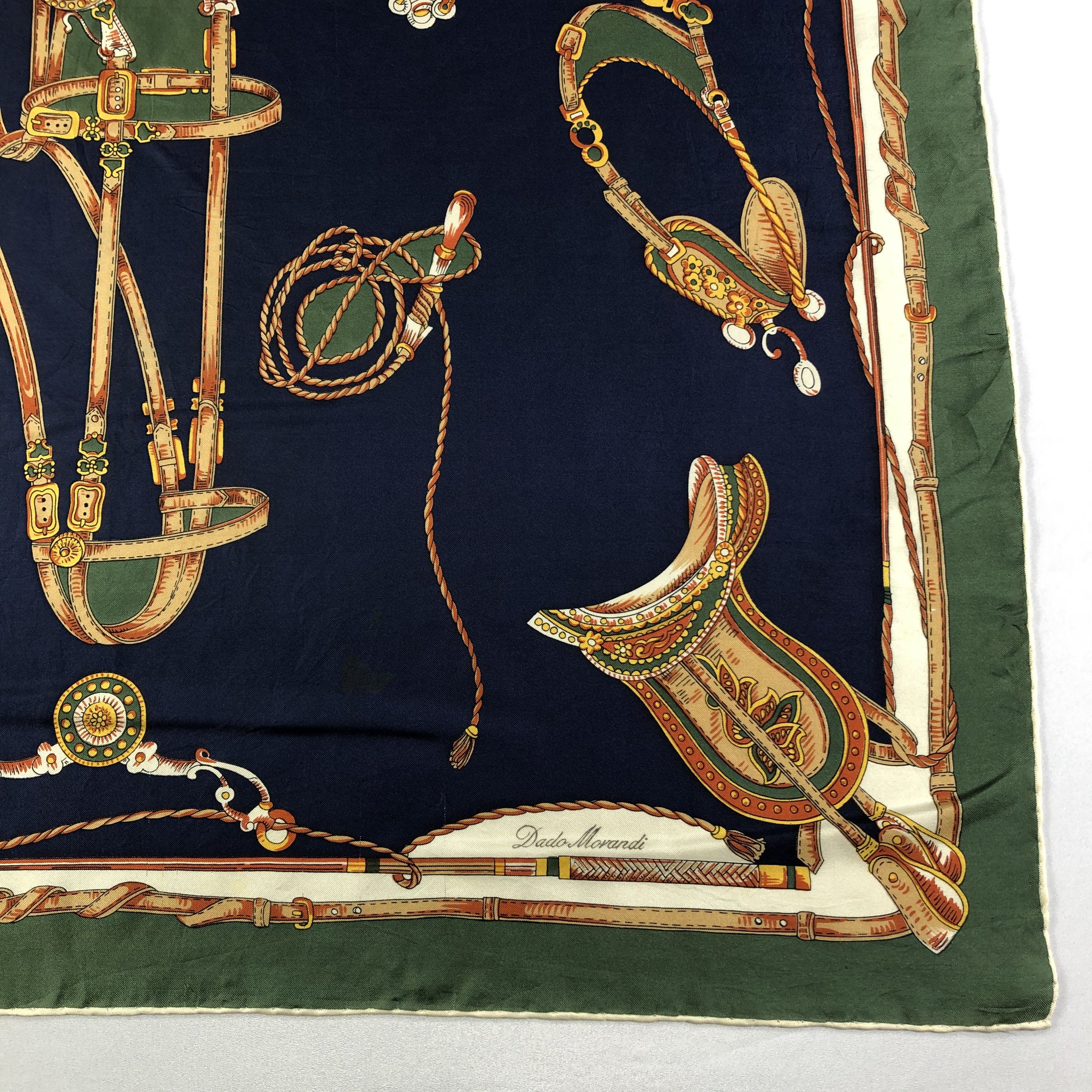 Vintage Vintage Dado Morandi Silk Scarf Size ONE SIZE - 4 Thumbnail