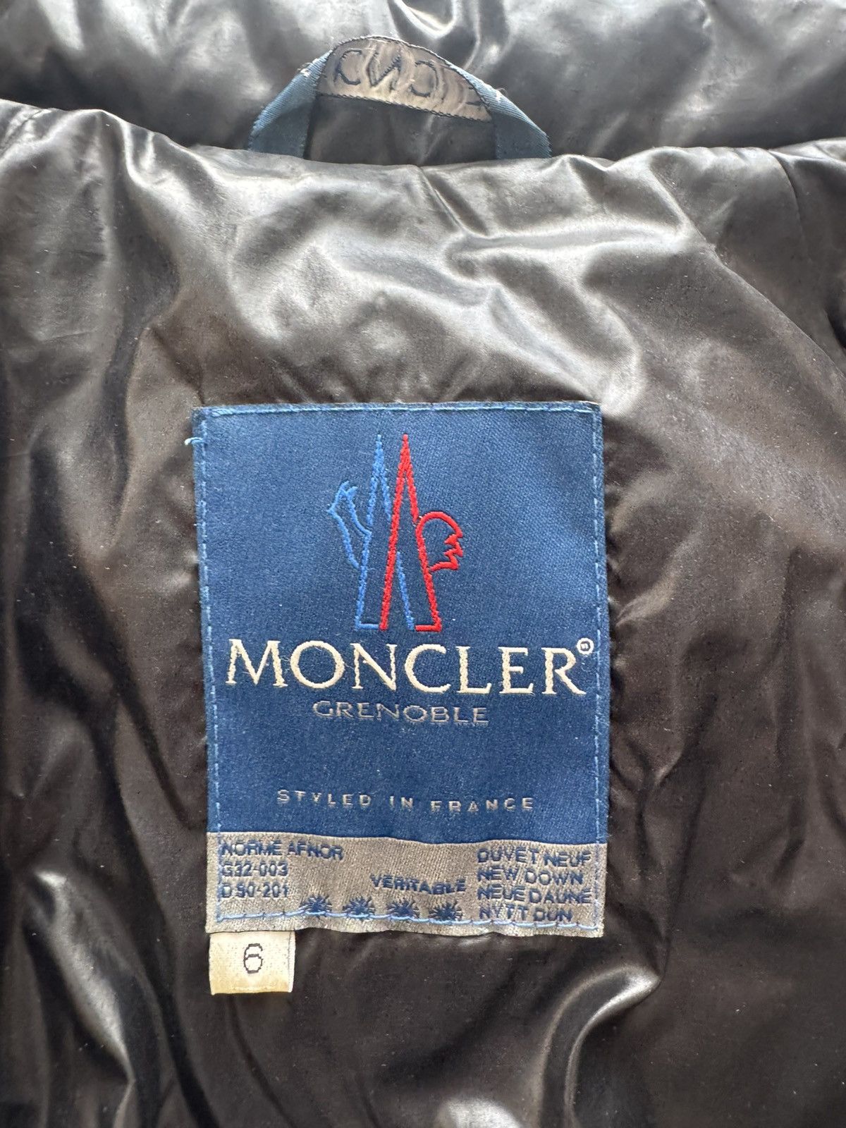 Moncler Vintage Moncler Puffer Jacket Dark Gray Size US XXL / EU 58 / 5 - 14 Thumbnail