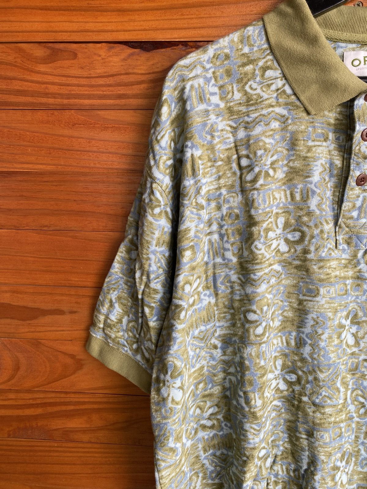 Orvis Vintage Orvis Pattern Polo Shirt Made in Macau Size US L / EU 52-54 / 3 - 8 Thumbnail