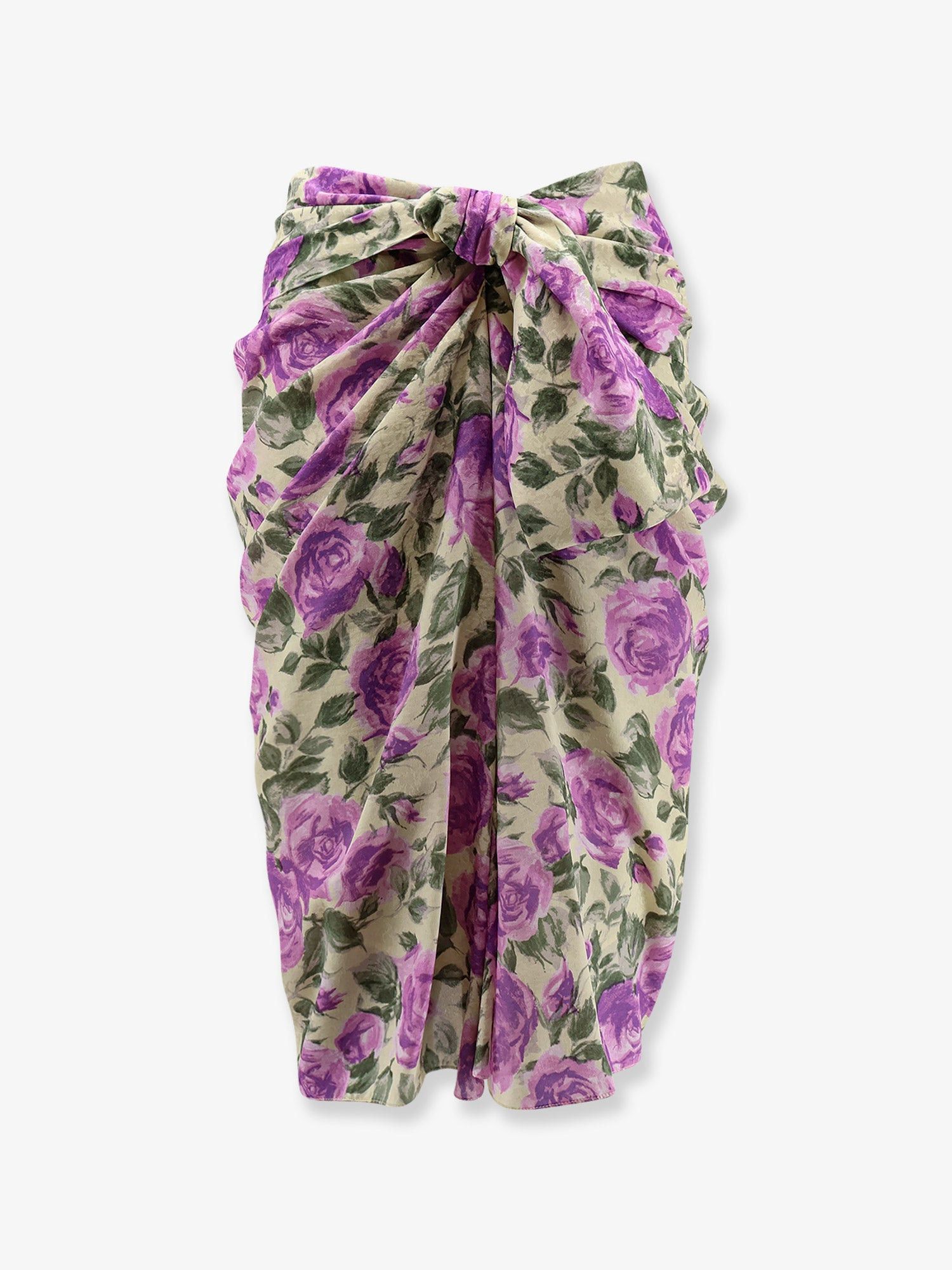 Chloe Silk Skirt With Multicolor Print Size 27" / US 4 / IT 40 - 1 Thumbnail