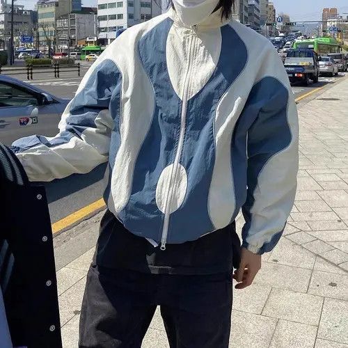 Other Mibuki xPatchwork Nylon Hombre Oversized Loose Jacket y2k Size US L / EU 52-54 / 3 - 3 Thumbnail