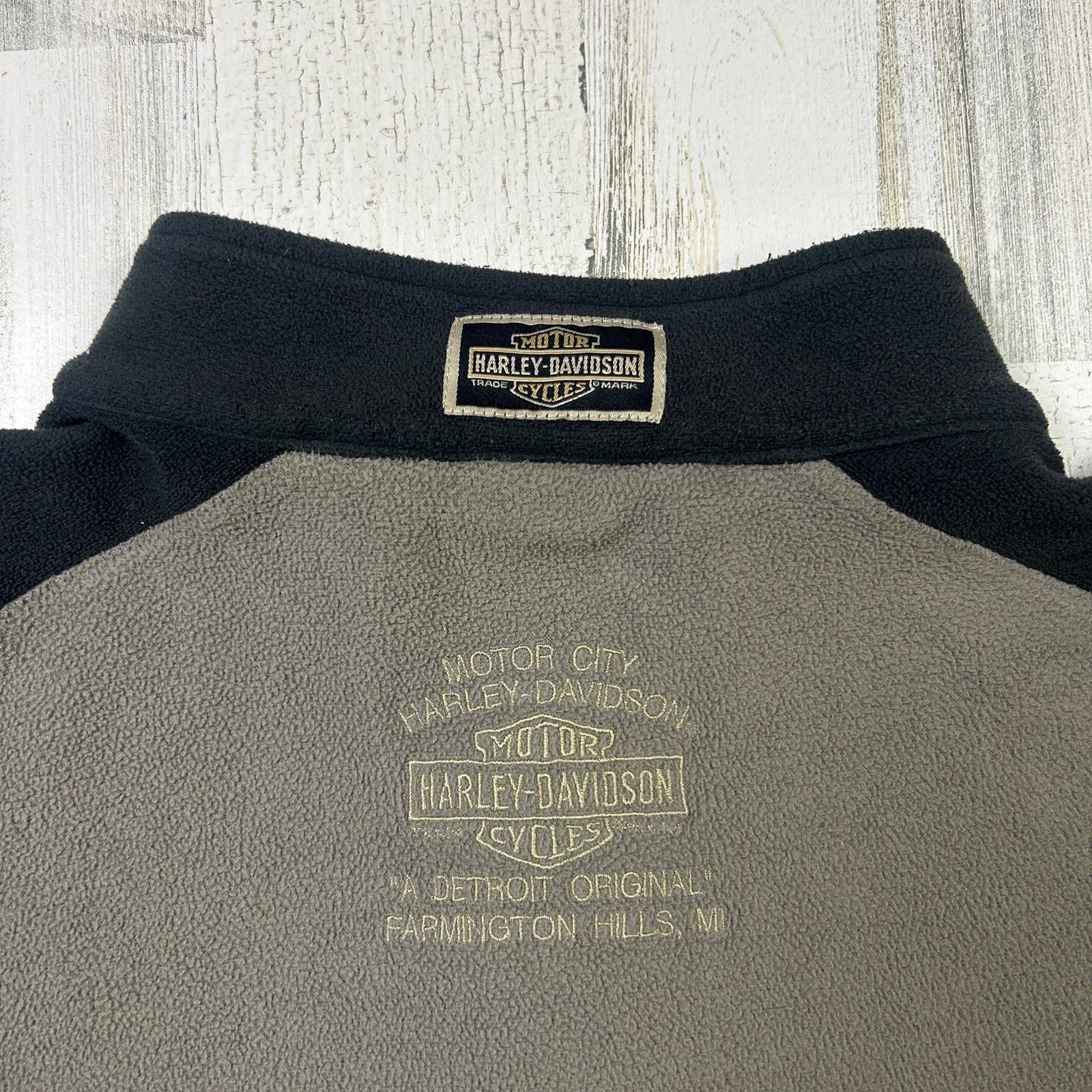 Harley Davidson Harley Davidson Motorcycles Fleece Jacket Full Zip Sweater Size US XXL / EU 58 / 5 - 9 Thumbnail
