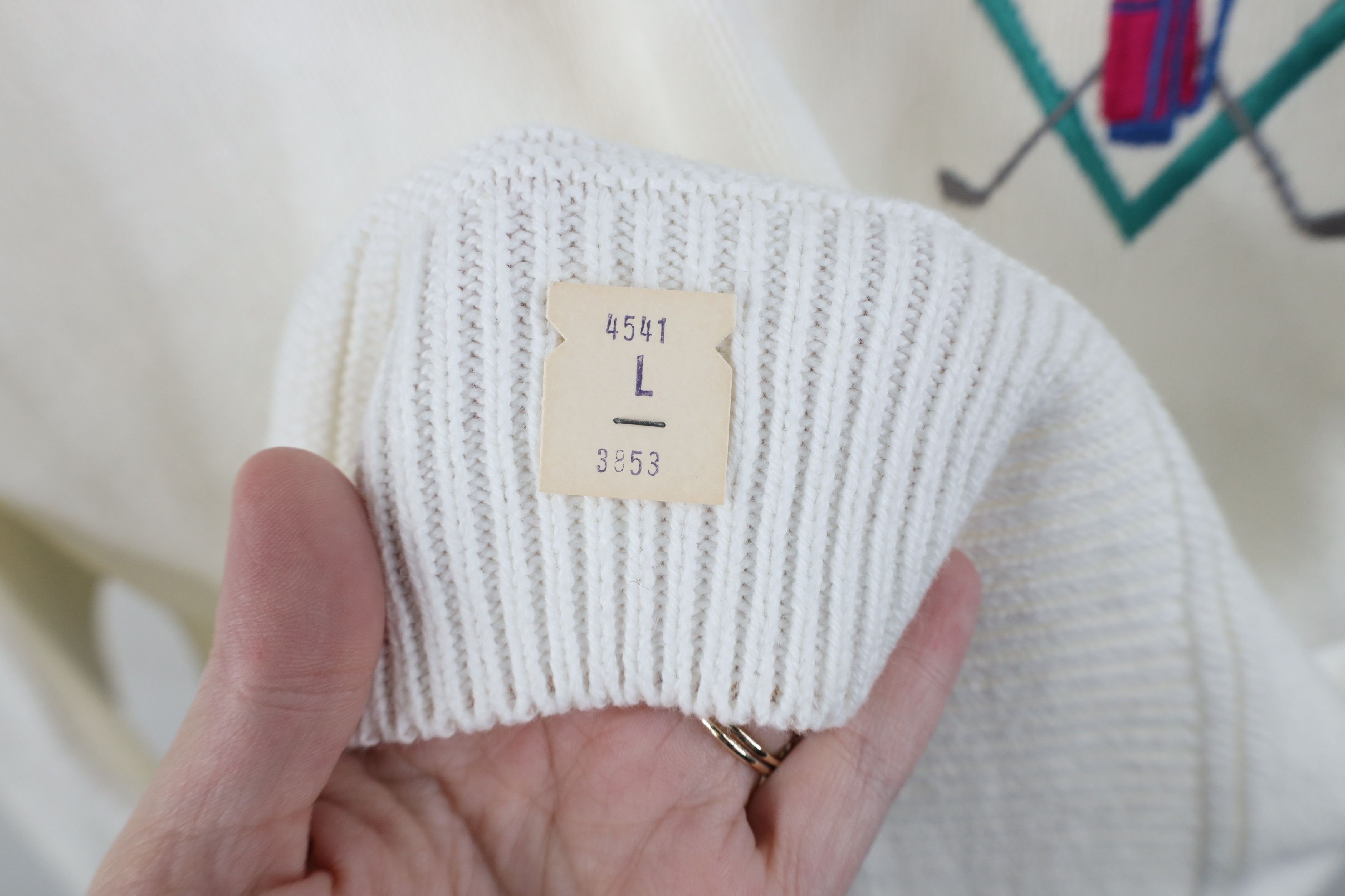 Vintage Deadstock Vintage 90s Streetwear Golf Knit Sweater USA Size US L / EU 52-54 / 3 - 7 Thumbnail