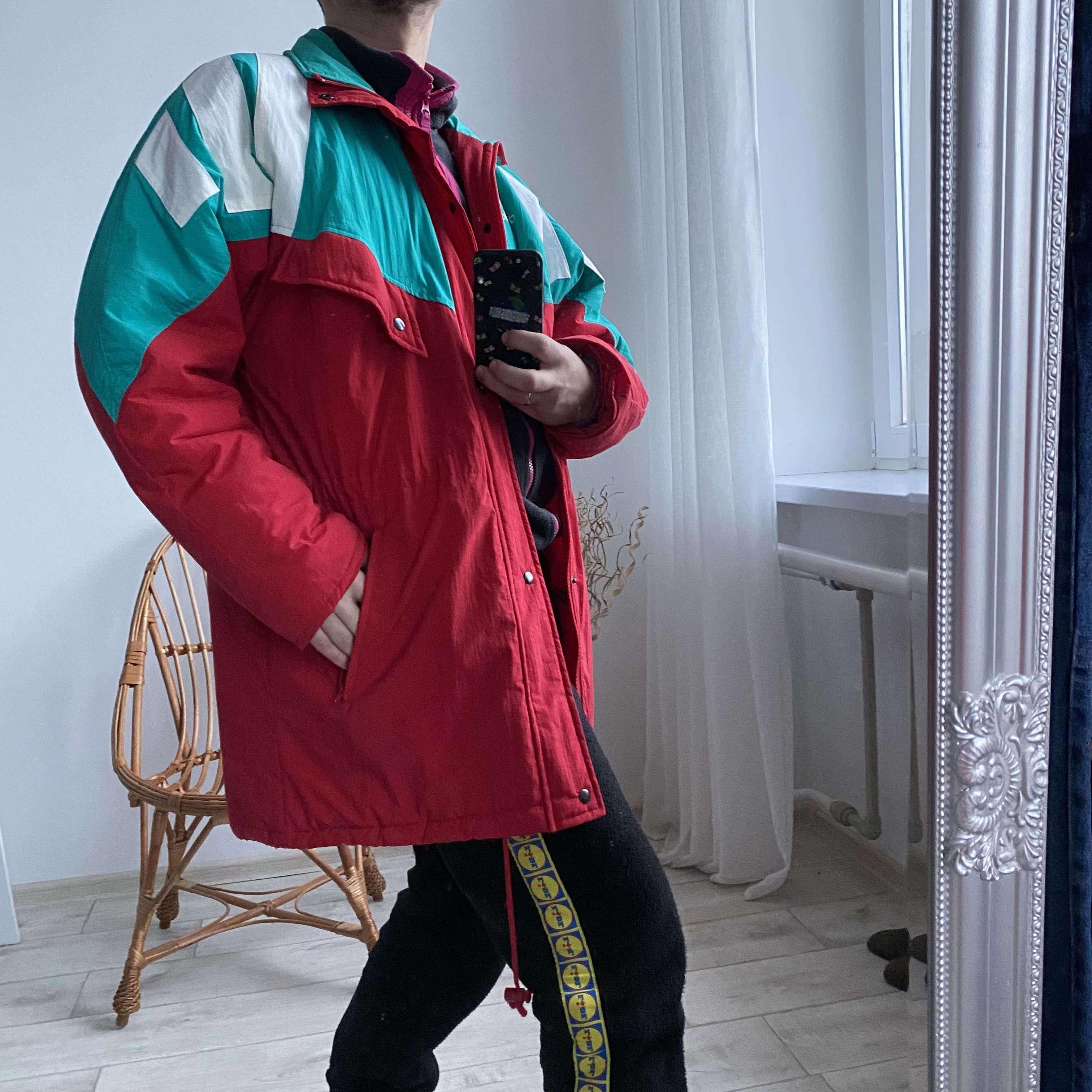 Adidas 🔥 Vintage 90s Adidas Puffer Long Jacket Winter Parka Coat Size US L / EU 52-54 / 3 - 10 Thumbnail