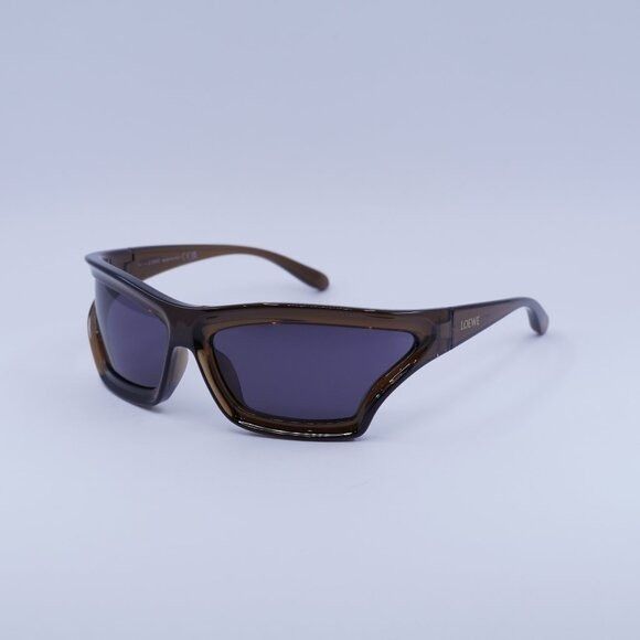 Loewe Loewe LW40143U 47A Sunglasses - Shiny Transparent Brown Size ONE SIZE - 1 Thumbnail