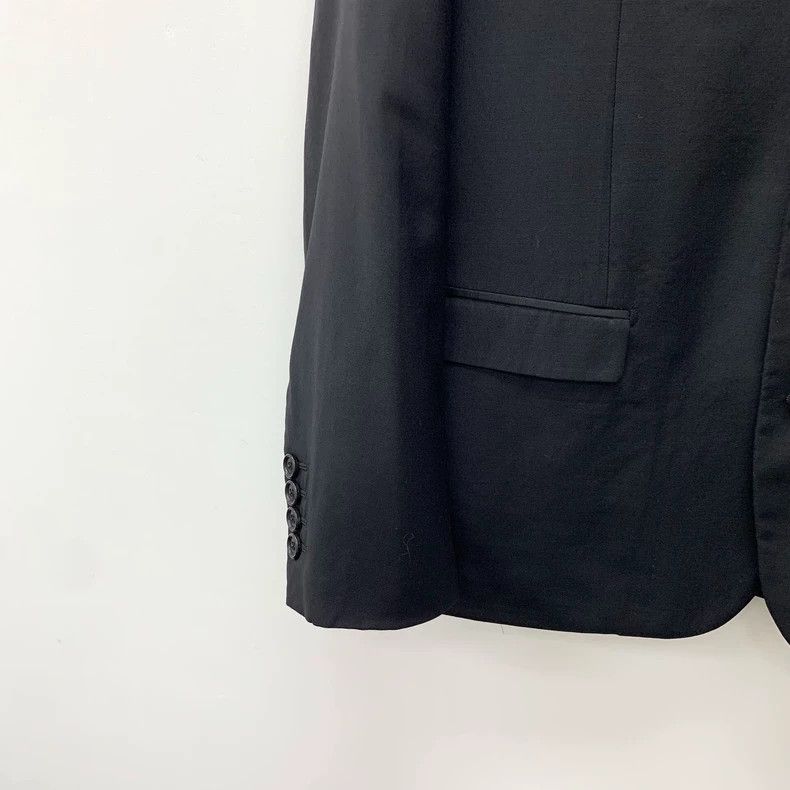 Dior Dior Black wool lapel single-breasted long-sleeved suit 250 Size 48R - 4 Thumbnail