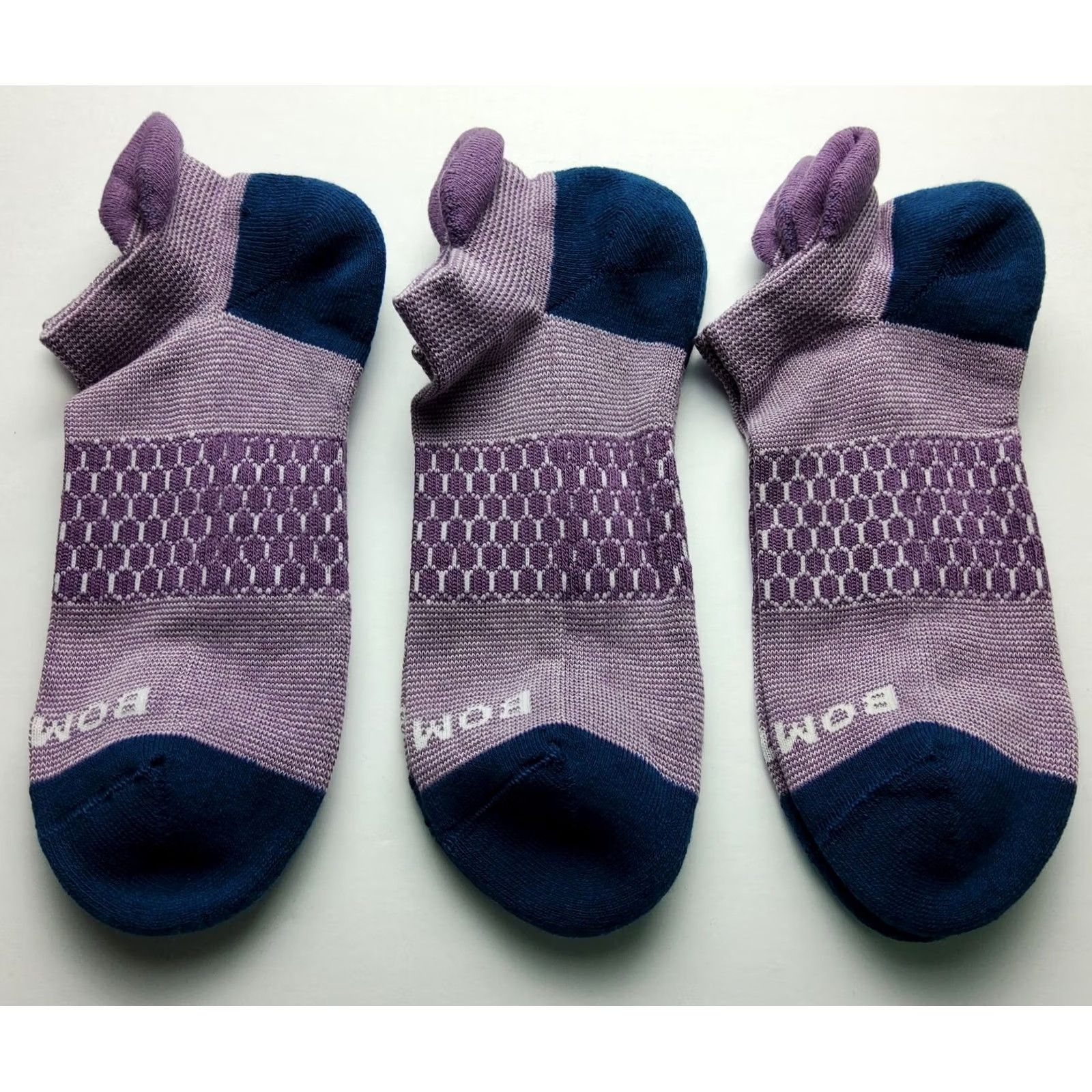 Vintage Bombas Stripe Pattern Lightweight Ankle Socks Lot Of 3 Size M Womens Size ONE SIZE - 2 Thumbnail