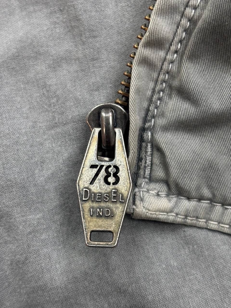 Diesel Diesel Distressed Grey Moto Jacket Size M Size US M / EU 48-50 / 2 - 15 Thumbnail
