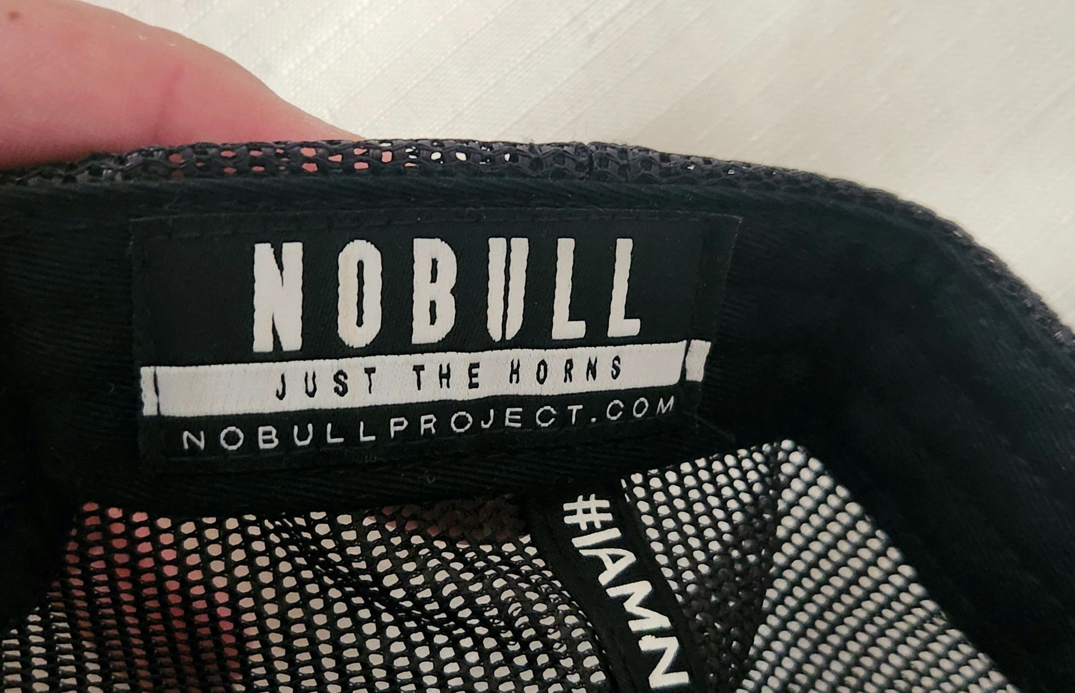 Other NOBULL JUST THE HORNS BLACK MESH TRUCKER SNAPBACK ADJUSTABLE Size ONE SIZE - 8 Thumbnail