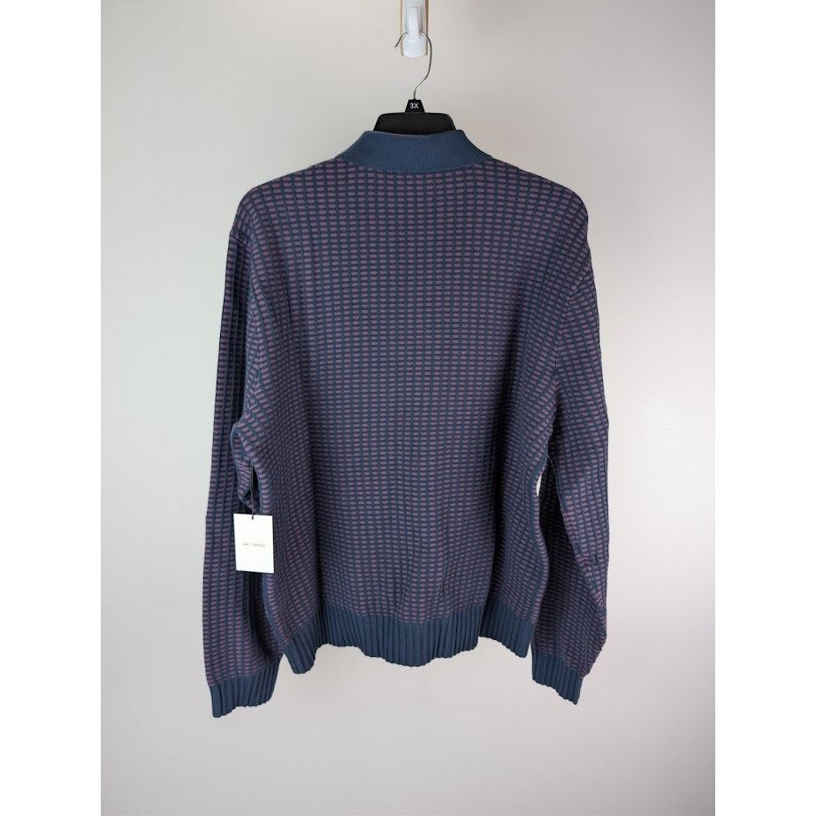 Aime Leon Dore o1rshd1 Long-Sleeve Polo Cardigan Moonlit in Ocean Size US XL / EU 56 / 4 - 9 Thumbnail