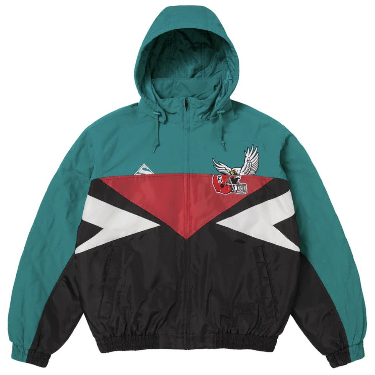 Maison Margiela × Supreme Supreme®/MM6 Maison Margiela Split Stadium Jacket Black Size US XL / EU 56 / 4 - 1 Thumbnail