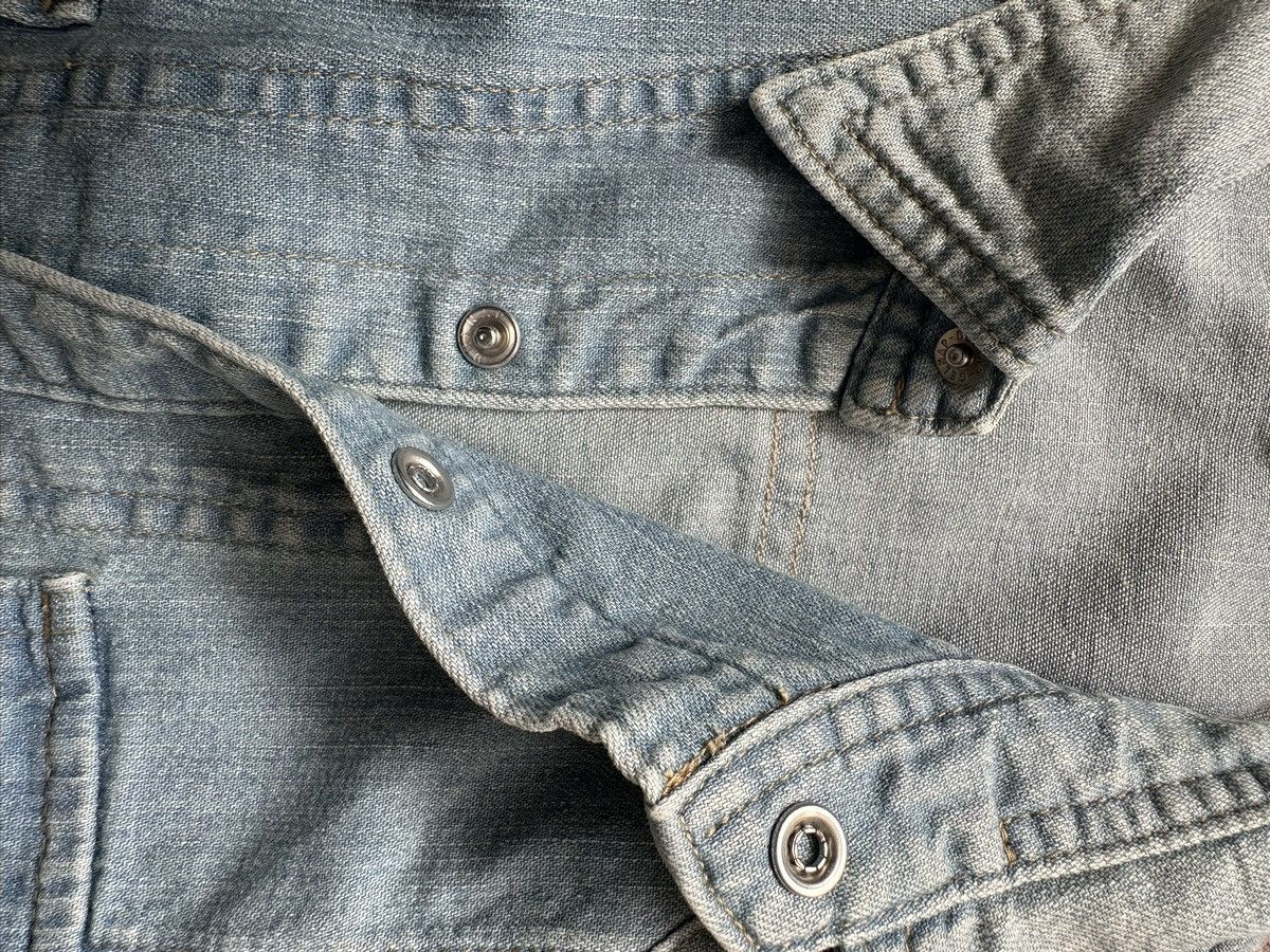 5351 POUR LES HOMMES Early 00’s 5351 stonewash denim shirt hediboy Size US M / EU 48-50 / 2 - 9 Thumbnail