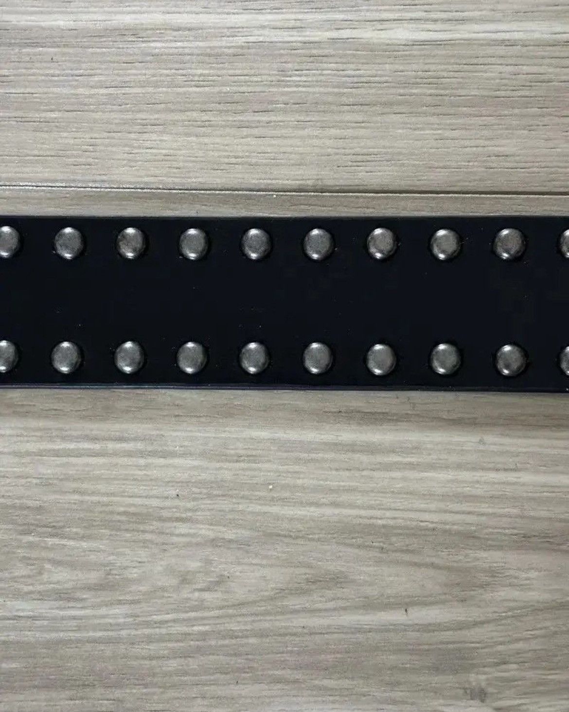 Japanese Brand × Vintage H1 - Vintage Rock Studded Belt (black) Size 32 - 5 Thumbnail