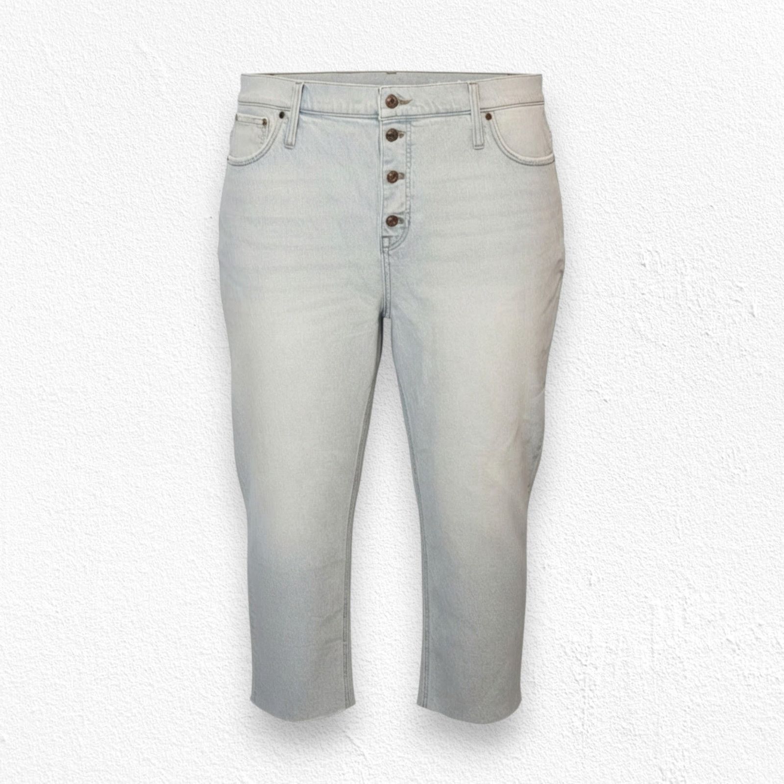 J.Crew J.Crew Light Wash Crop Bootcut Jeans Size 36 Size 36" / US 14 / IT 50 - 1 Thumbnail