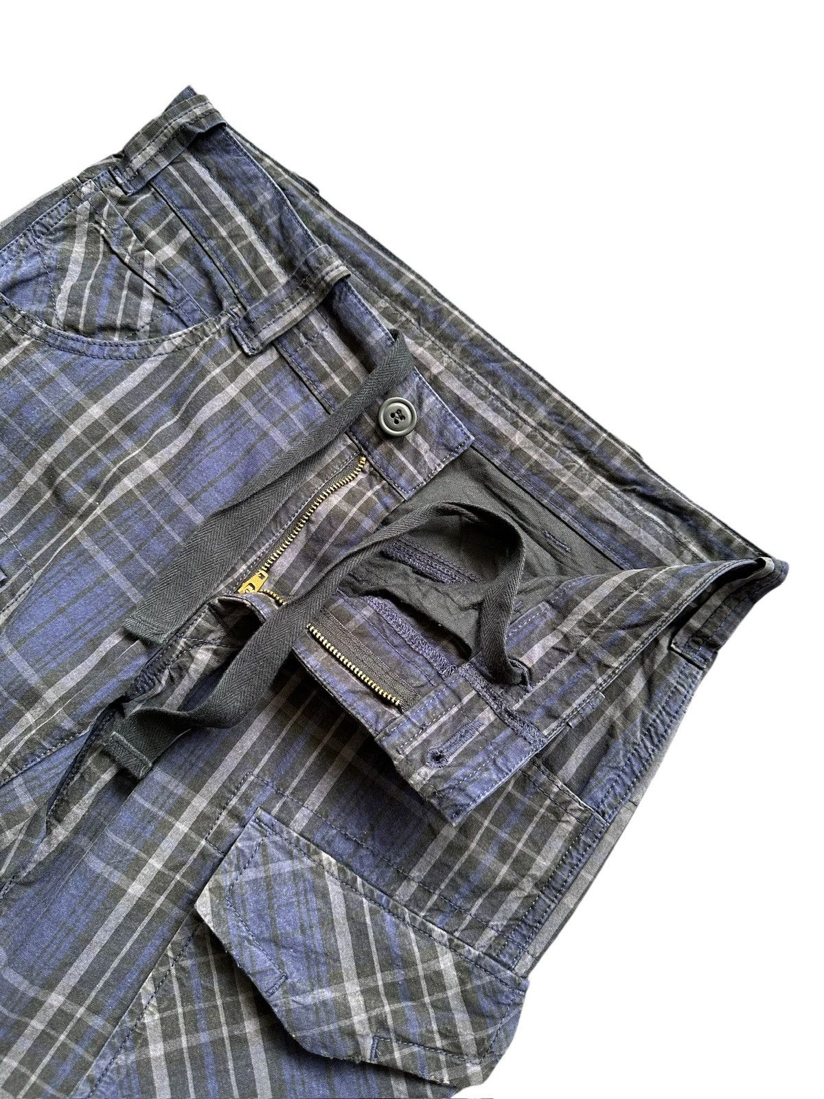 KOJIMA GENES 00's Bartack Japan Kojima Made cargo plaid pant Size US 32 / EU 48 - 5 Thumbnail