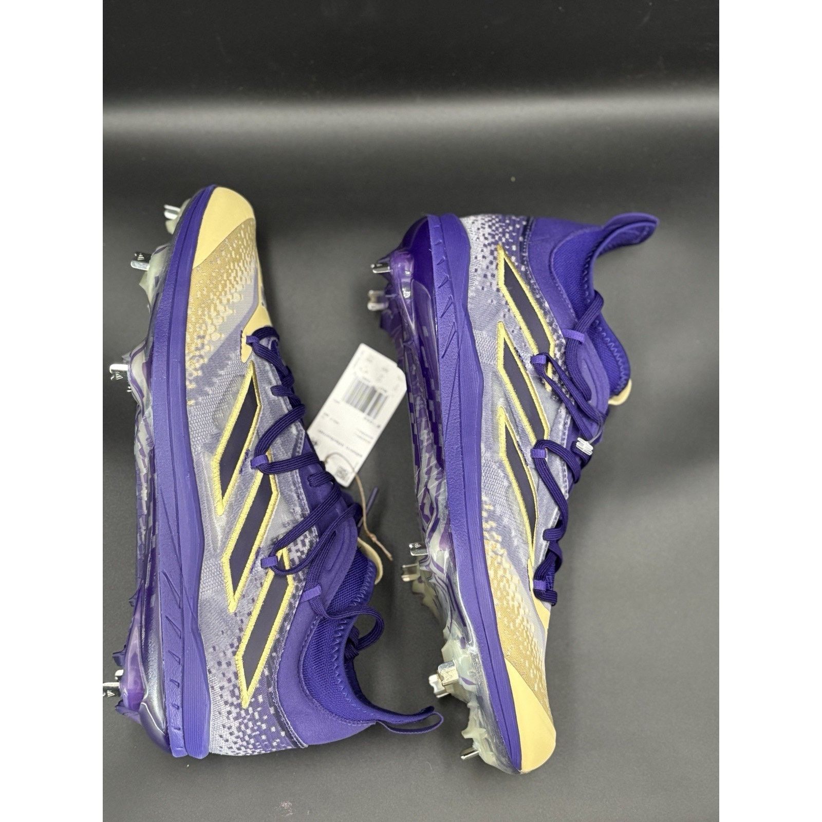 Adidas Adidas AdiZero Aftbu W Huskies Mens Metal Bsbl Cleats Sz12.5 Size US 12.5 / EU 45-46 - 9 Thumbnail