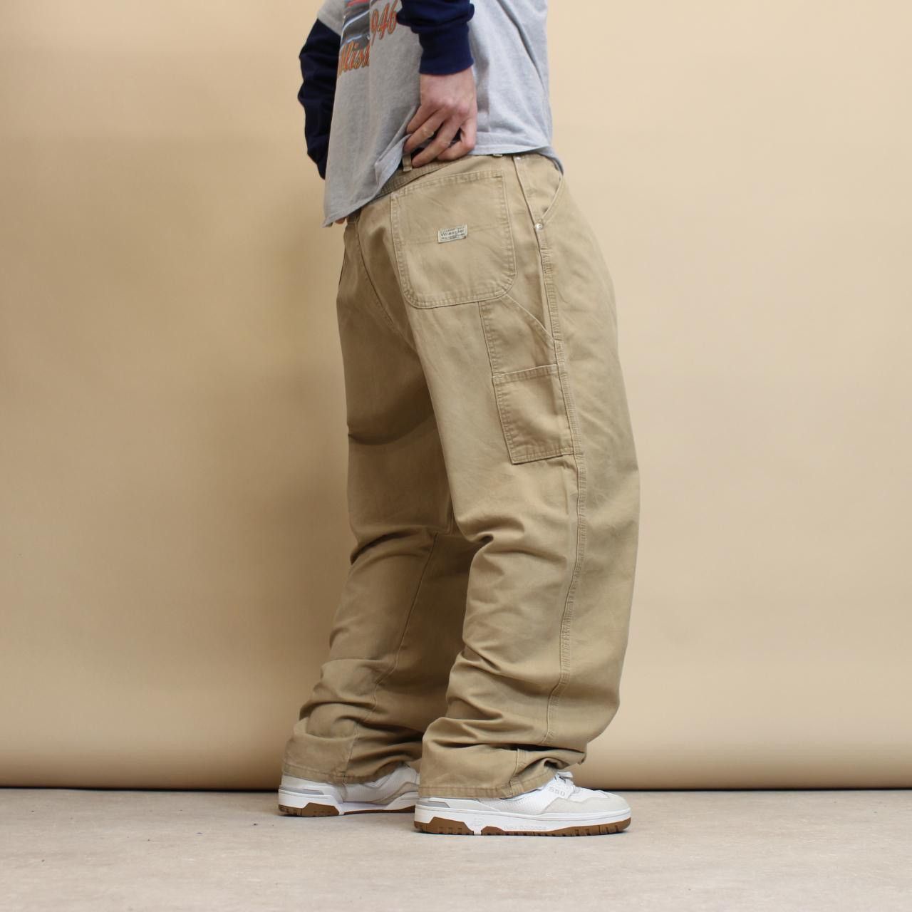 Nike × Vintage × Wrangler 00's Wrengler carpenters pants Size US 34 / EU 50 - 1 Thumbnail