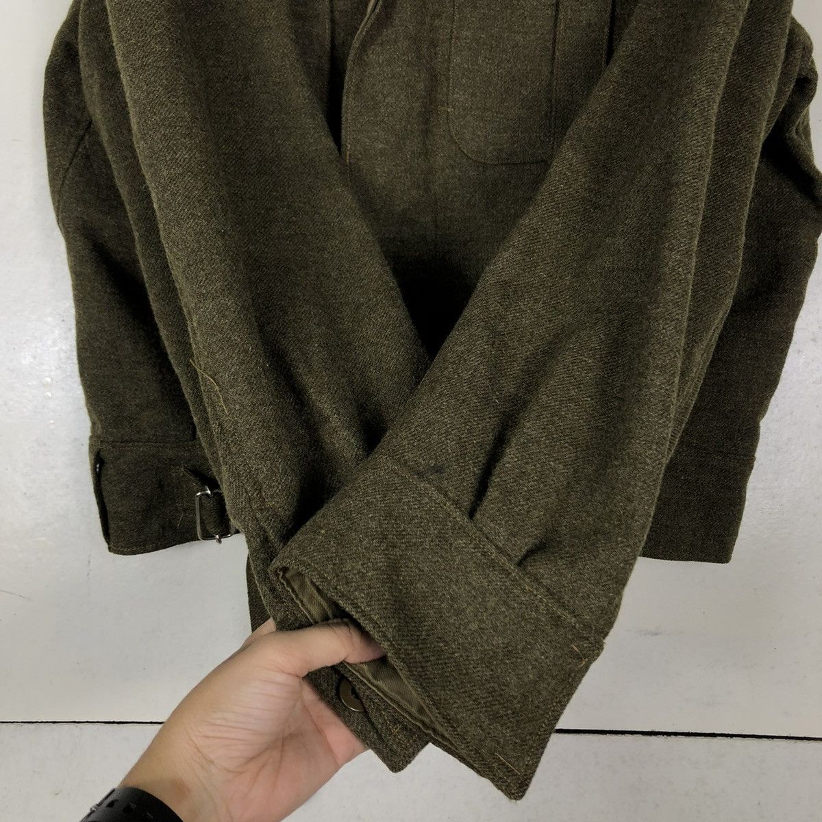 Vintage 🔥TRUE VINTAGE 1955 MILITARY CARGO JACKET BELT BUZZ RICKSONS Size US M / EU 48-50 / 2 - 15 Thumbnail