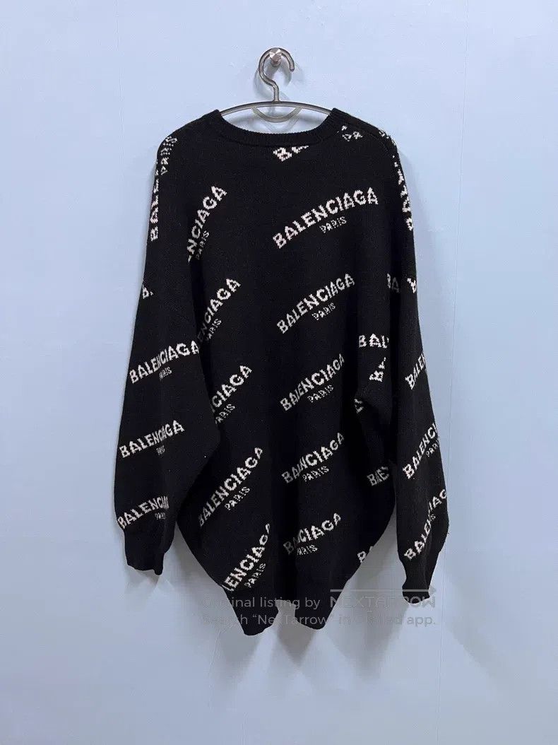 Balenciaga Balenciaga Full Print Barrage Sweater Size US XS / EU 42 / 0 - 2 Thumbnail
