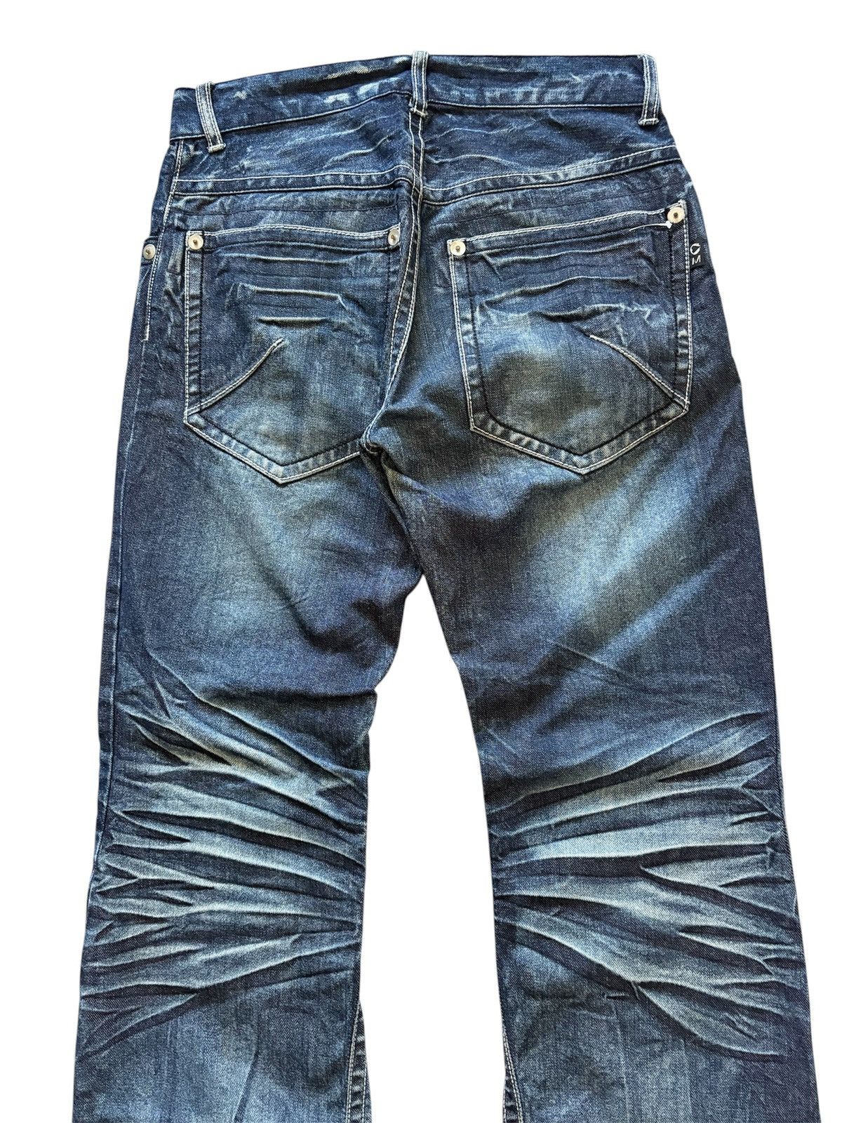 Morgan Homme MORGAN HOMME FLARE BLEACH DISTRESSED JEANS Size US 30 / EU 46 - 5 Thumbnail