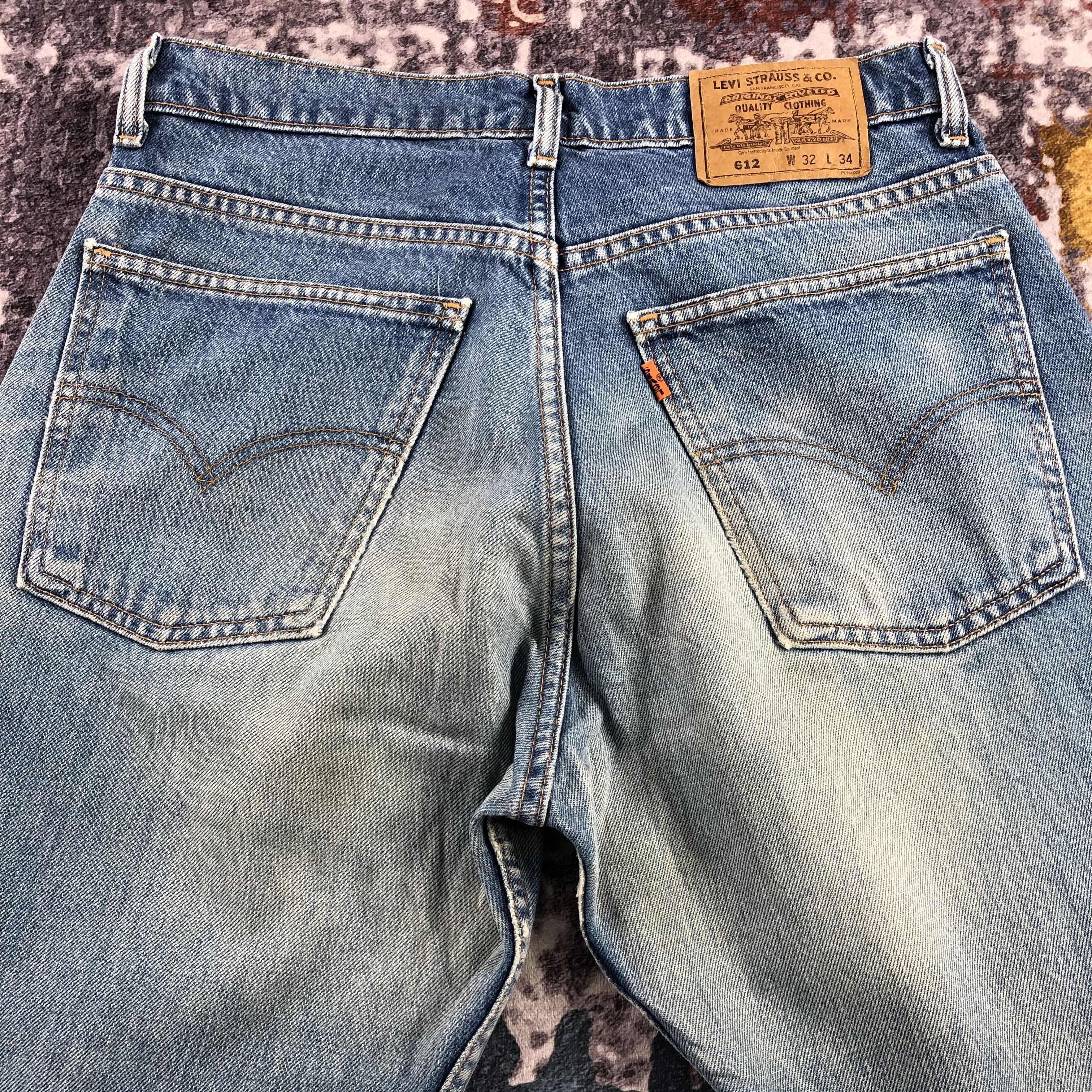 Levi's × Vintage Vintage 90s Levis 612 Orange Tab Jeans-JM2813 Size US 30 / EU 46 - 5 Thumbnail