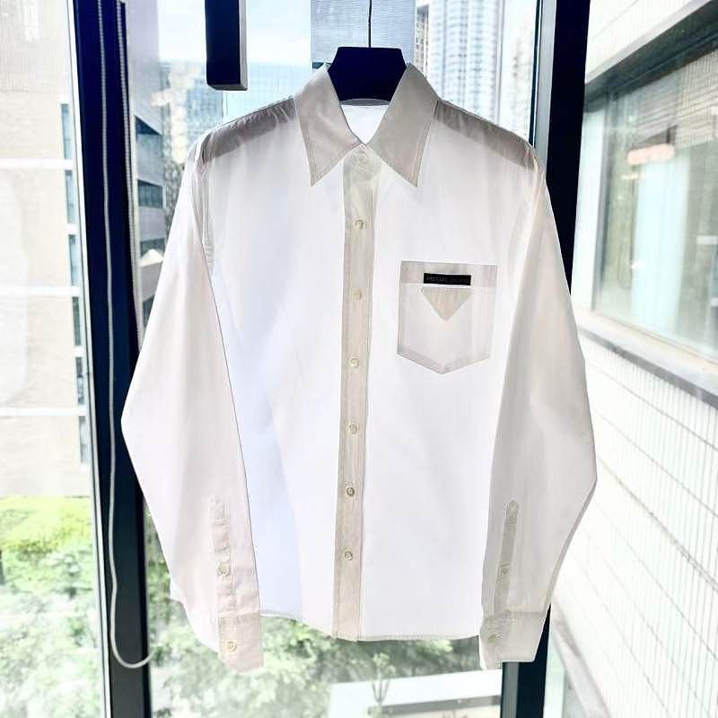Prada Prada Cotton Button Up Shirt Size IT 40 Size S / US 4 / IT 40 - 1 Thumbnail