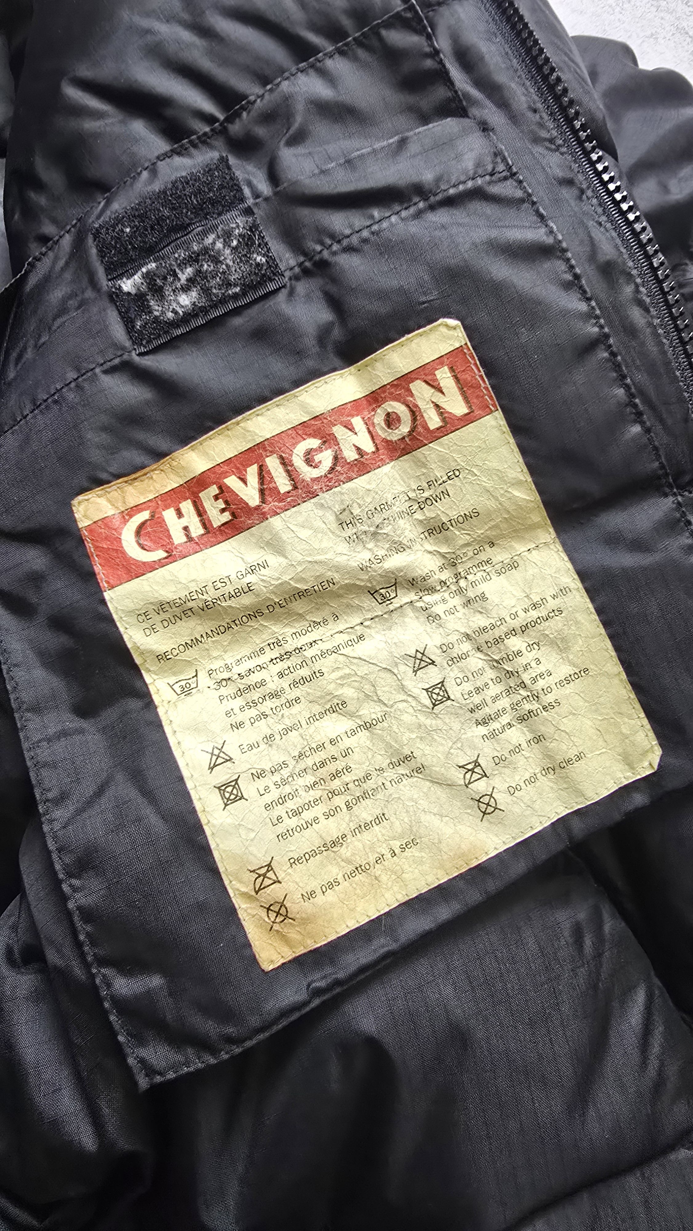 Chevignon Vintage 2in1 Chevignon Togs Unlimited Black Down Jacket Vest Size US XXL / EU 58 / 5 - 20 Thumbnail