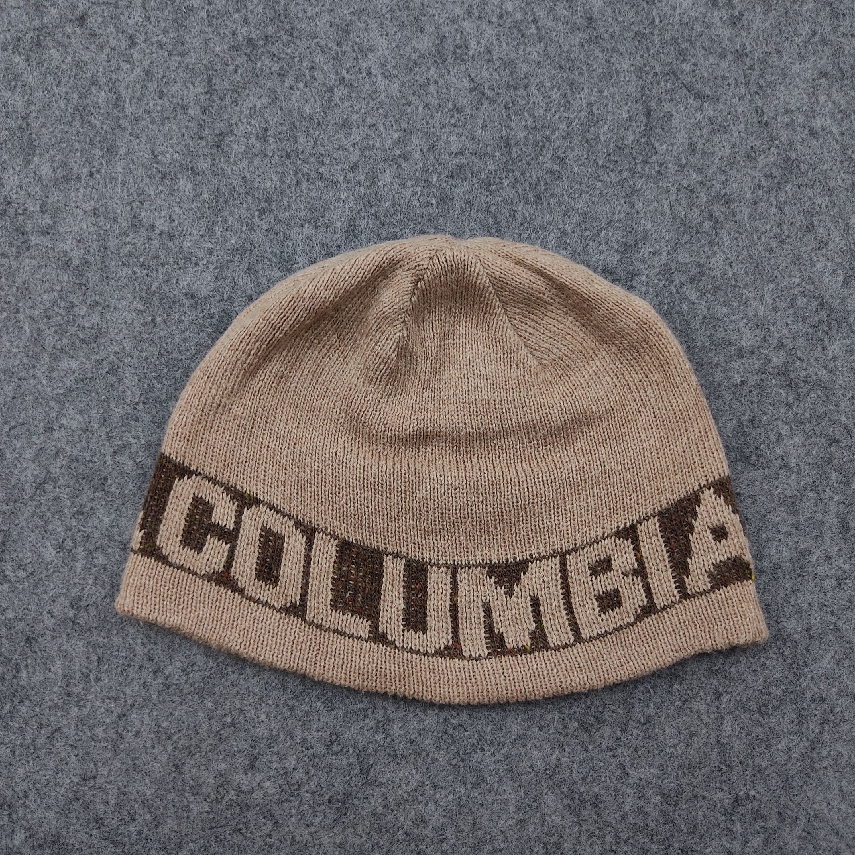Columbia × Vintage Vintage Columbia 2 Side Beanie / Snow Hat / Snow Cap Size ONE SIZE - 1 Thumbnail