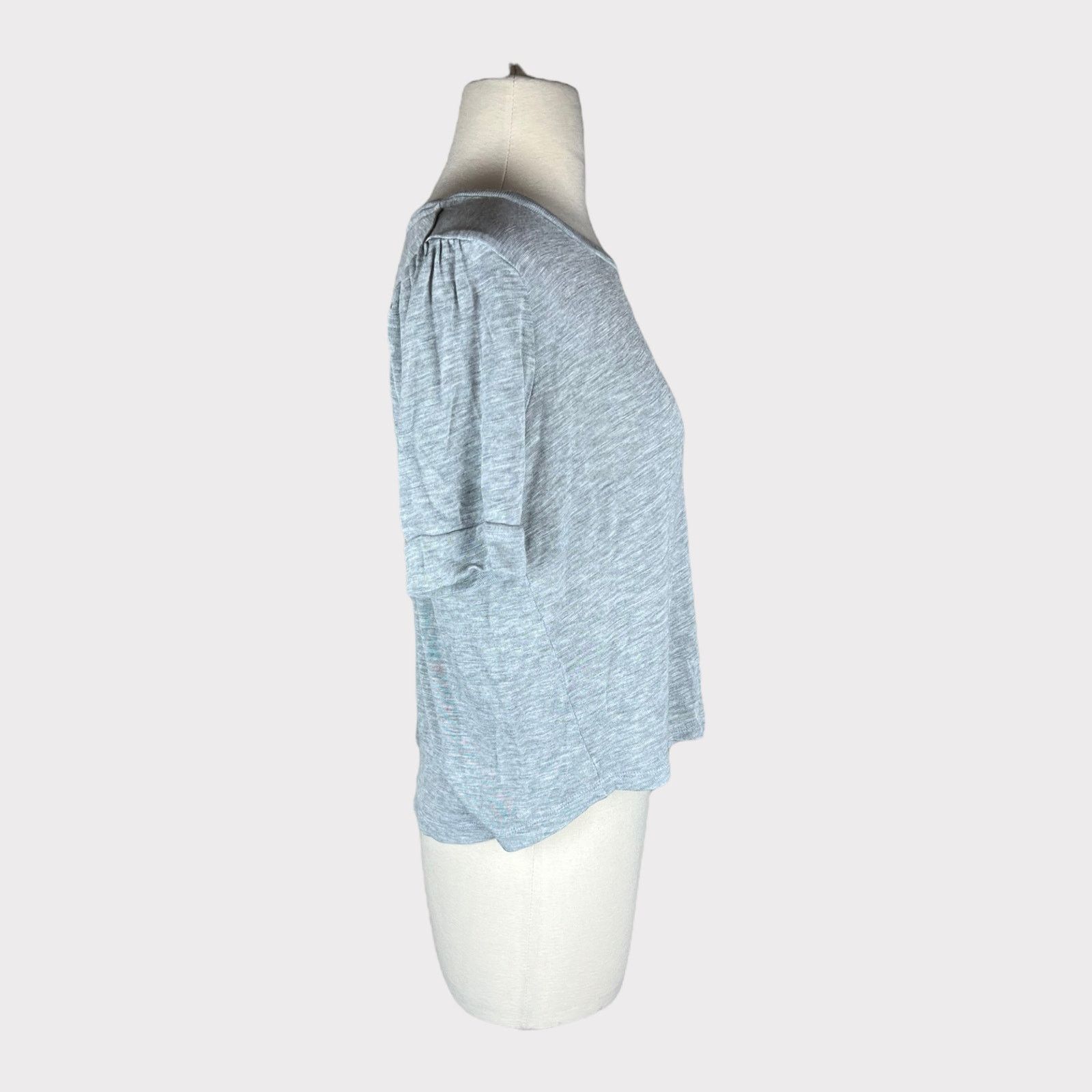 H&M H&M | Women's Puff Sleeve Knit Crop Top | Small Size S / US 4 / IT 40 - 2 Thumbnail