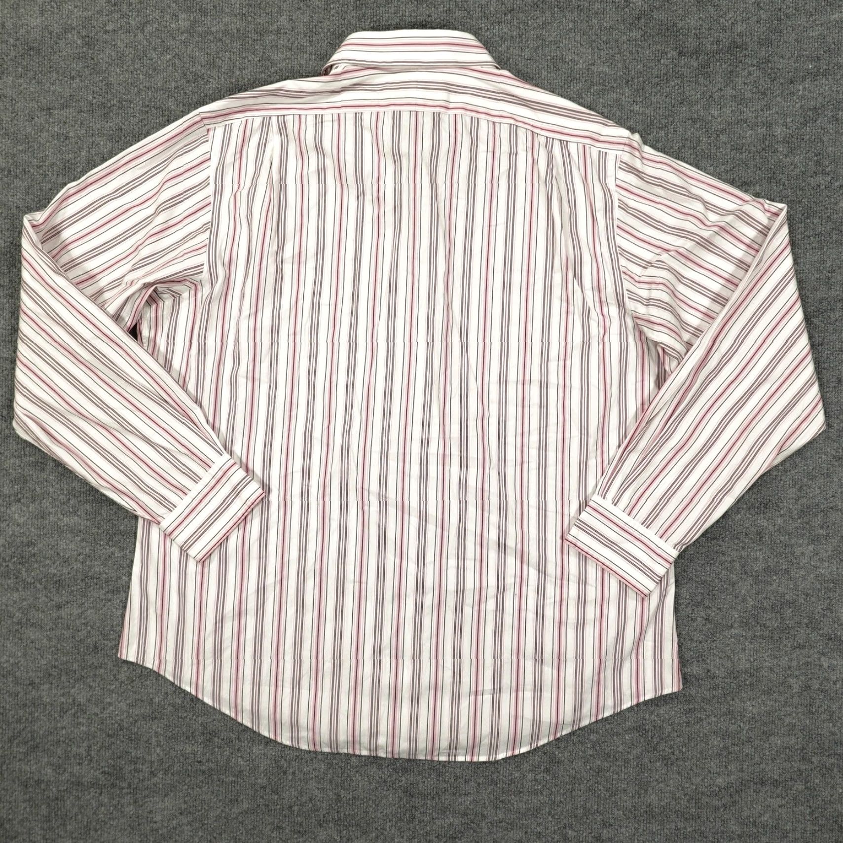 Polo Ralph Lauren Polo Ralph Lauren Button Down Shirt Mens 17.5 36/37 Pink White Striped Curham Shirt Mens Regular Medical? Size US XXL / EU 58 / 5 - 5 Thumbnail