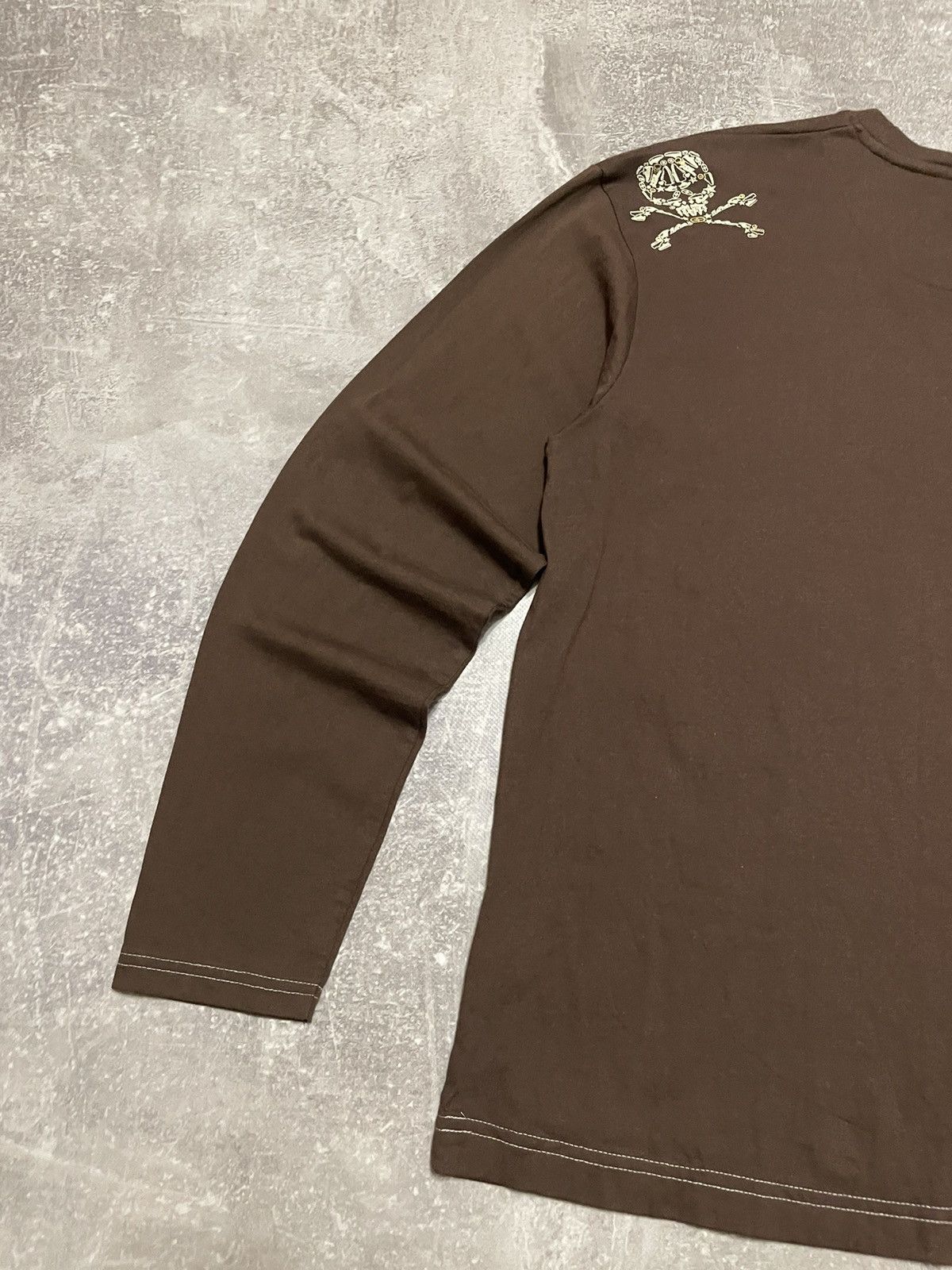 Billabong × No Fear × Quiksilver Vintage No Fear Skull ☠️ Long Sleeve Size US XL / EU 56 / 4 - 18 Thumbnail