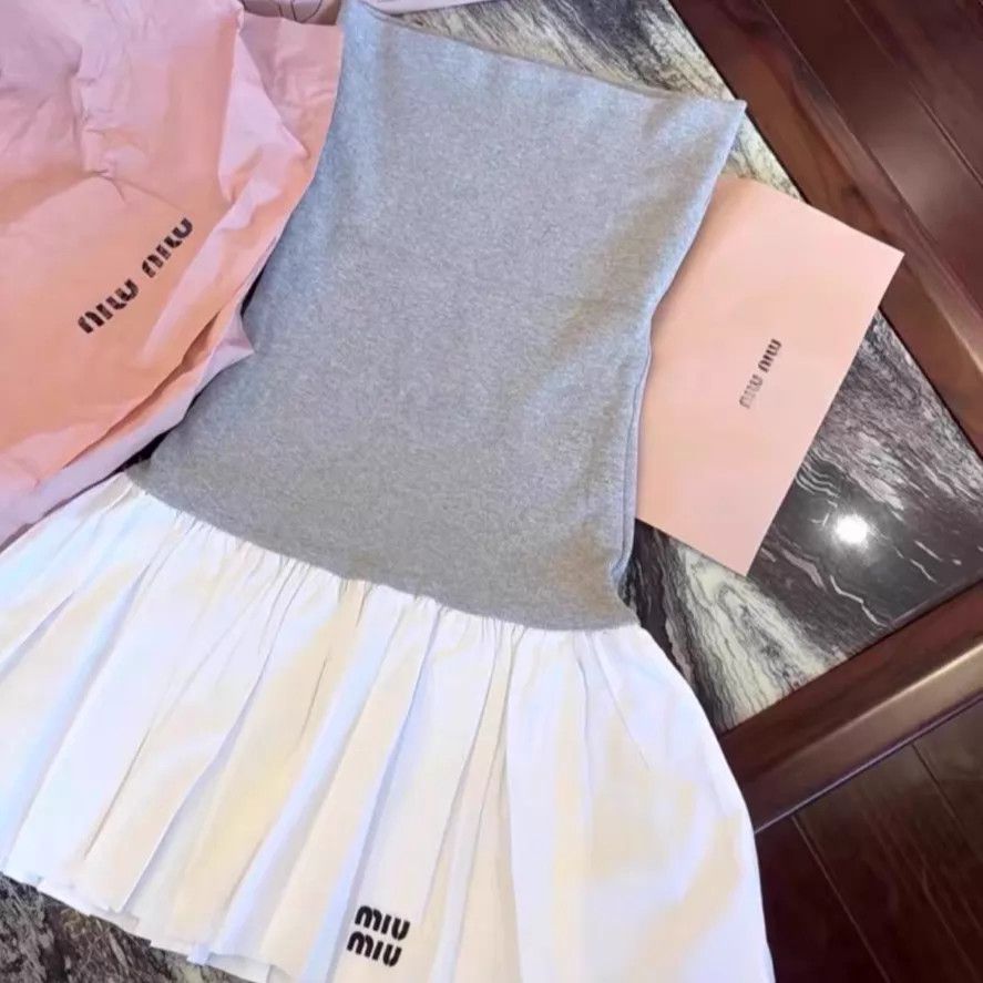 Miu Miu MIU MIU Strapless Dress Size 36 Size XS / US 0-2 / IT 36-38 - 1 Thumbnail