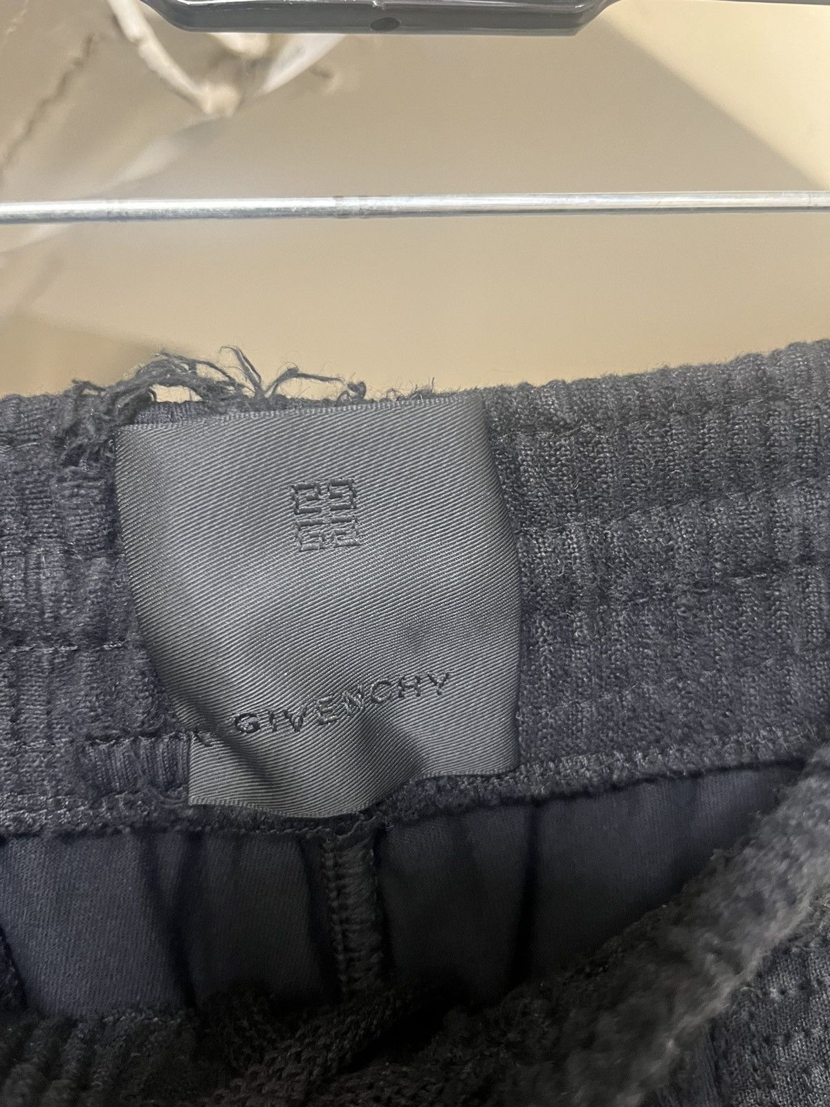 Givenchy Givenchy Faded Black Cotton Distressed Trousers Sz L Size US 34 / EU 50 - 4 Thumbnail