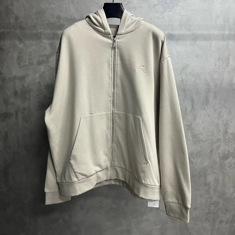 Prada Prada Men's Gray Zip-Up Hoodie Size US XL / EU 56 / 4 - 1 Thumbnail