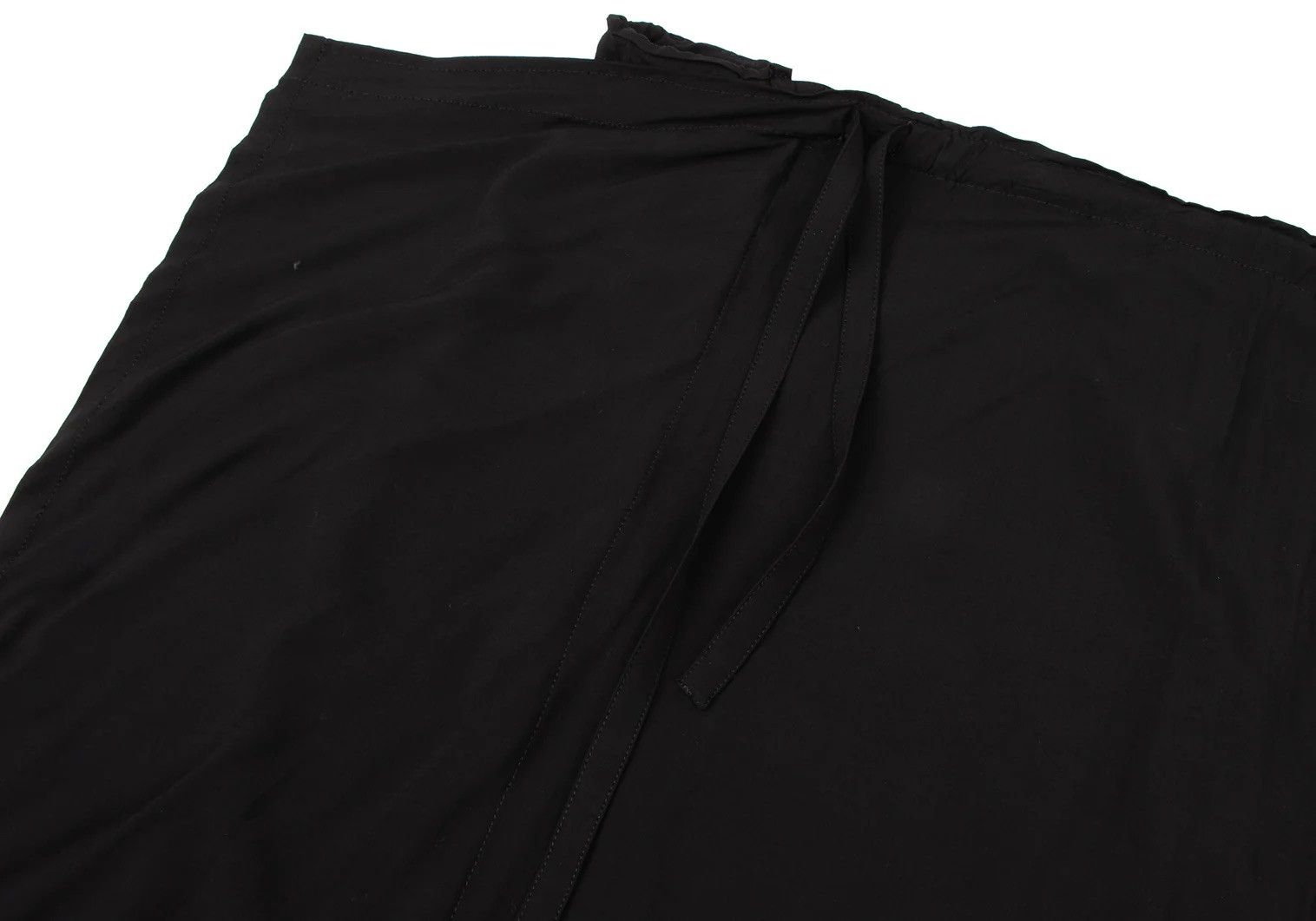Yohji Yamamoto Yohji Yamamoto Femme - Rayon Asymmetrical Draped Skirt Size 30" / US 8 / IT 44 - 10 Thumbnail