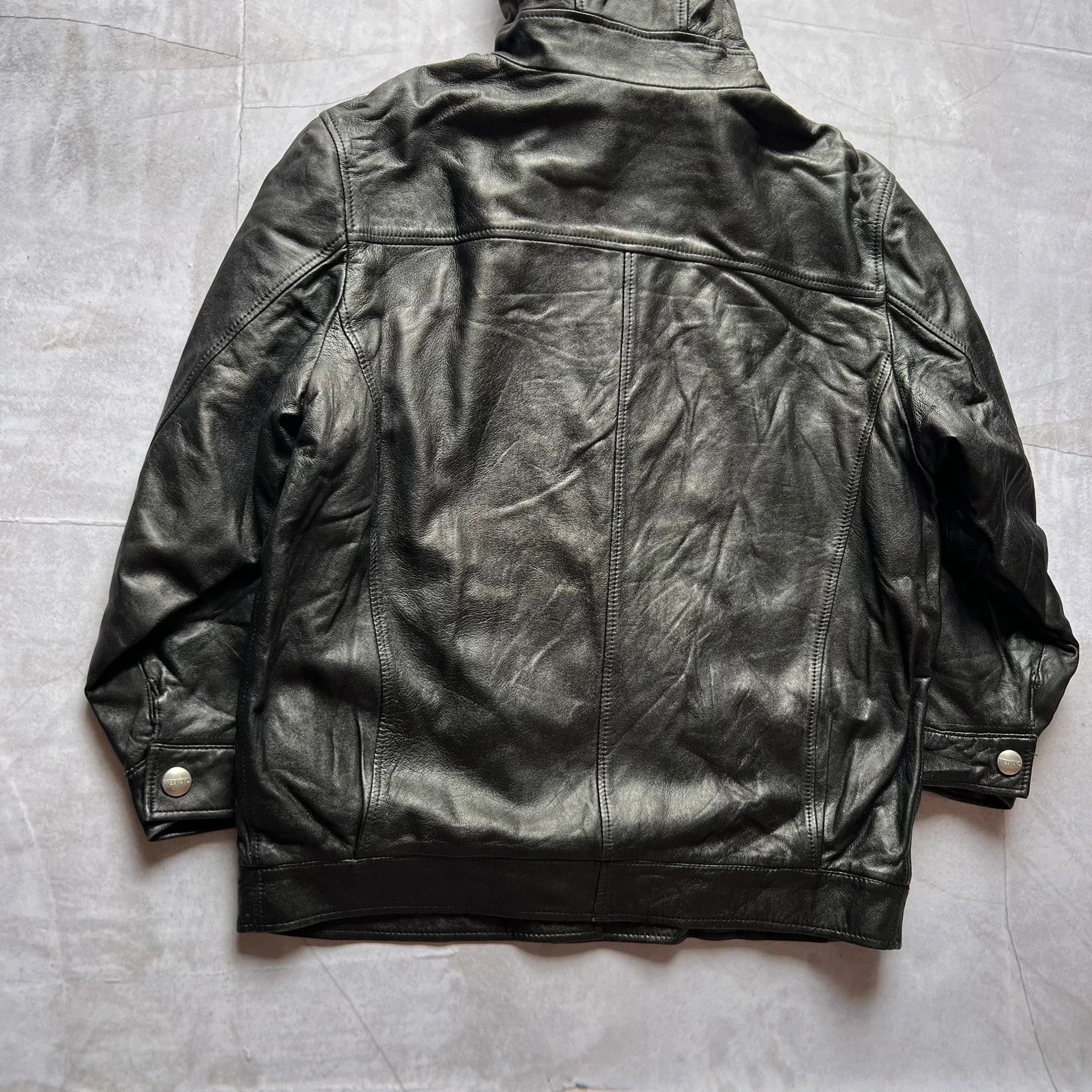 Weekend Max Mara vintage Weekend by MaxMara leather jacket bomber retro coat Size M / US 6-8 / IT 42-44 - 11 Thumbnail