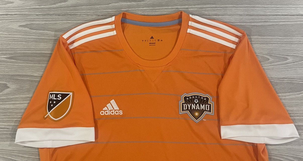 Adidas Adidas 2018/19 Houston Dynamo MLS Soccer Jersey Men’s Large Size US L / EU 52-54 / 3 - 2 Thumbnail
