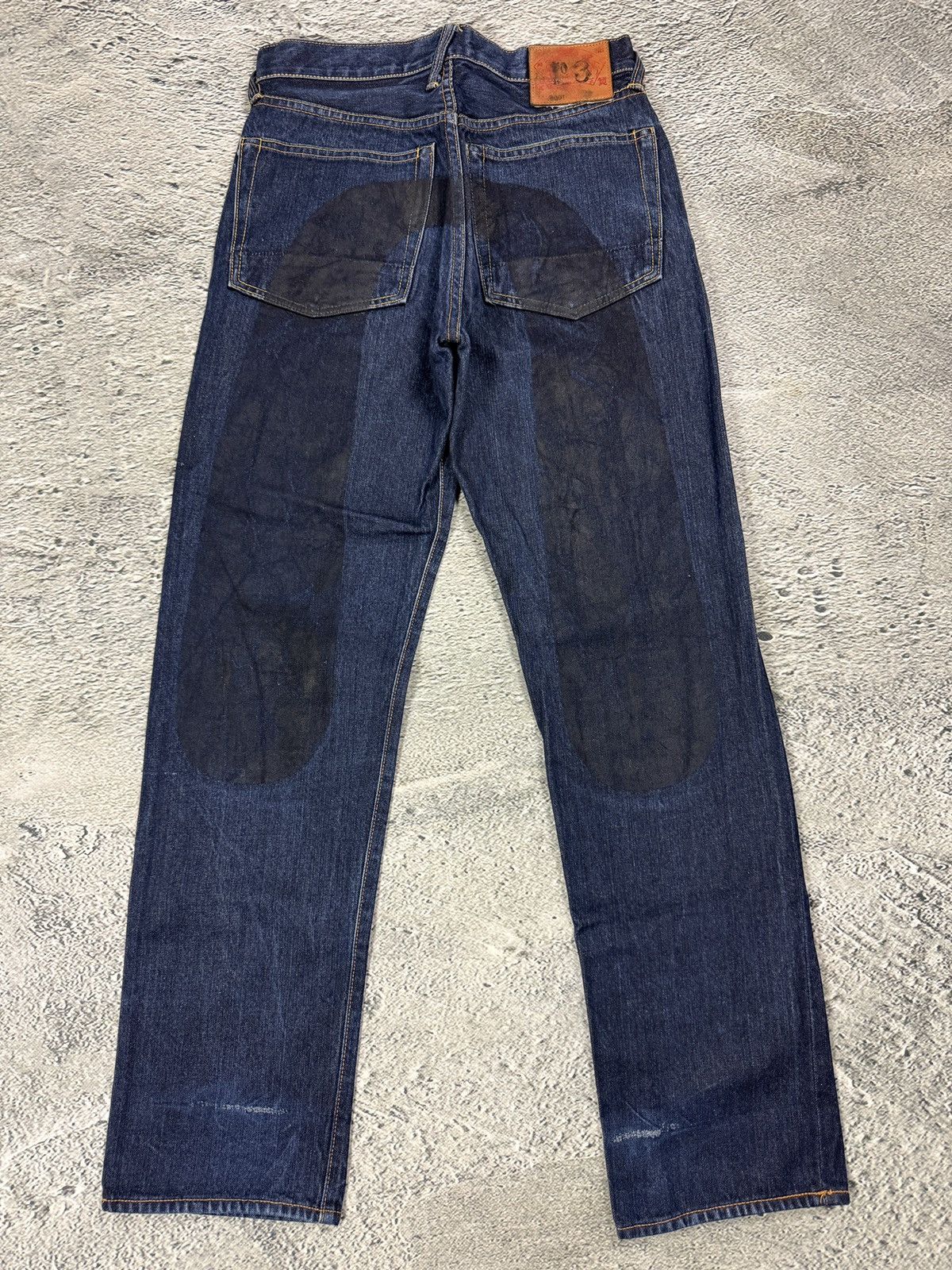 Evisu Evisu jeans daicock big logo black selvedge denim Size US 28 / EU 44 - 1 Thumbnail