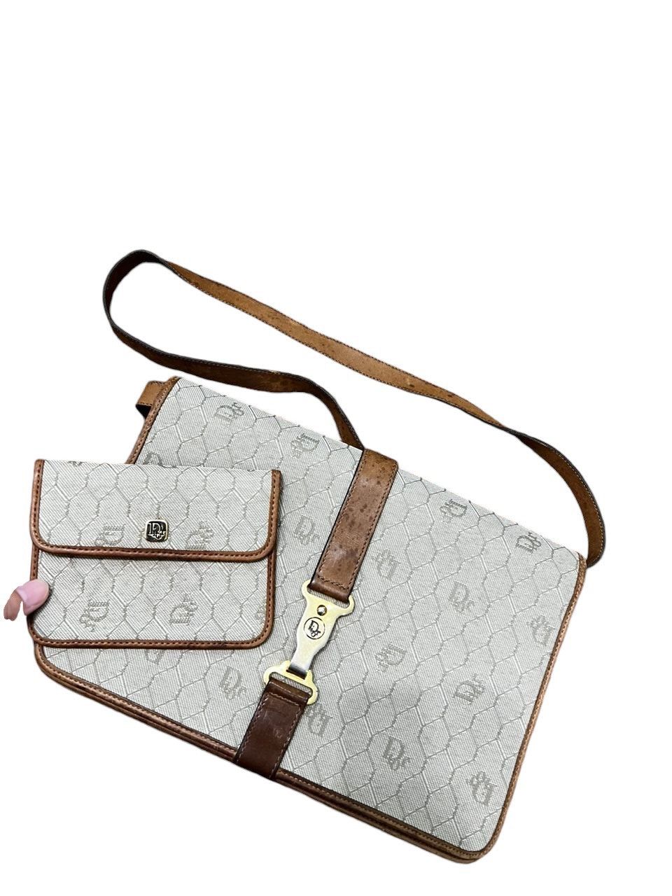 Dior Christian dior honeycomb canvas ling bag/cross body Size ONE SIZE - 2 Thumbnail