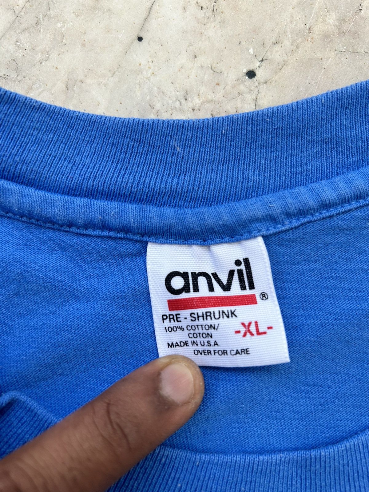 Anvil Trinidad California Vintage Blue Tee Size US M / EU 48-50 / 2 - 3 Thumbnail