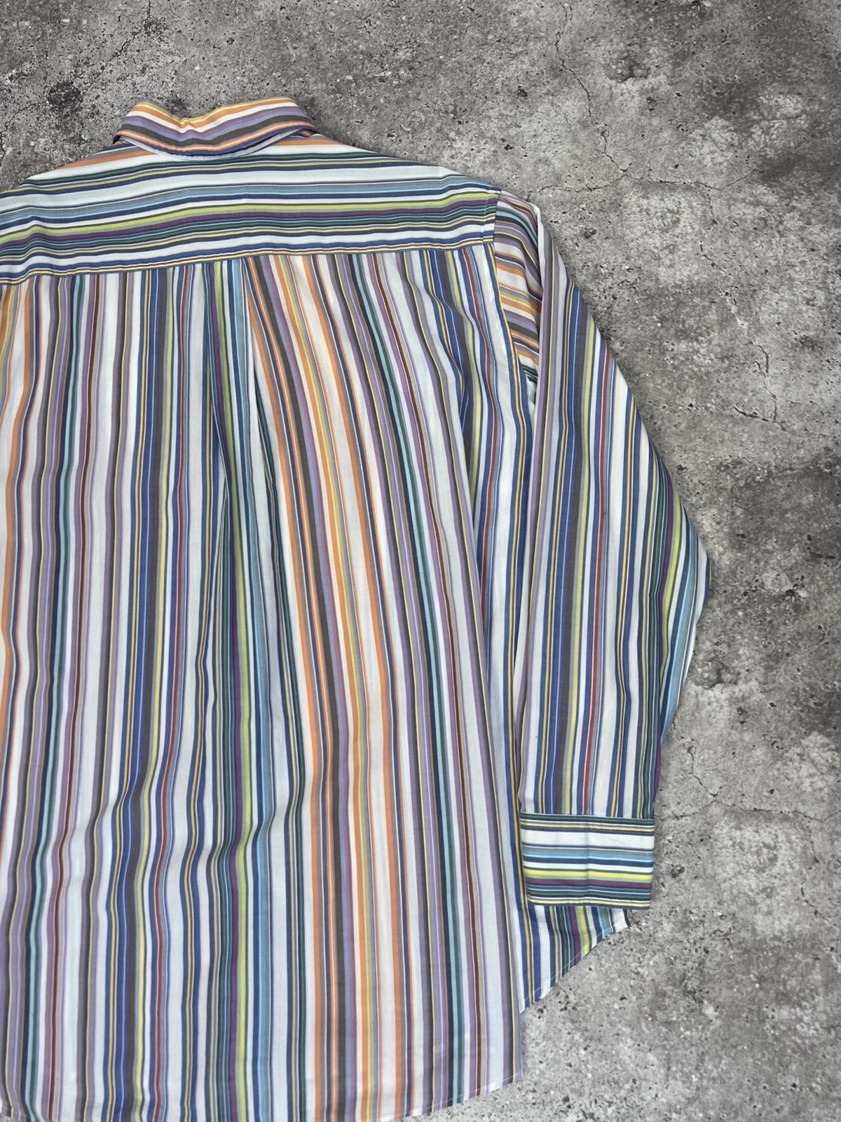Etro Etro Striped Multicolor Shirt Button Up Long Sleeve Size US XL / EU 56 / 4 - 13 Thumbnail